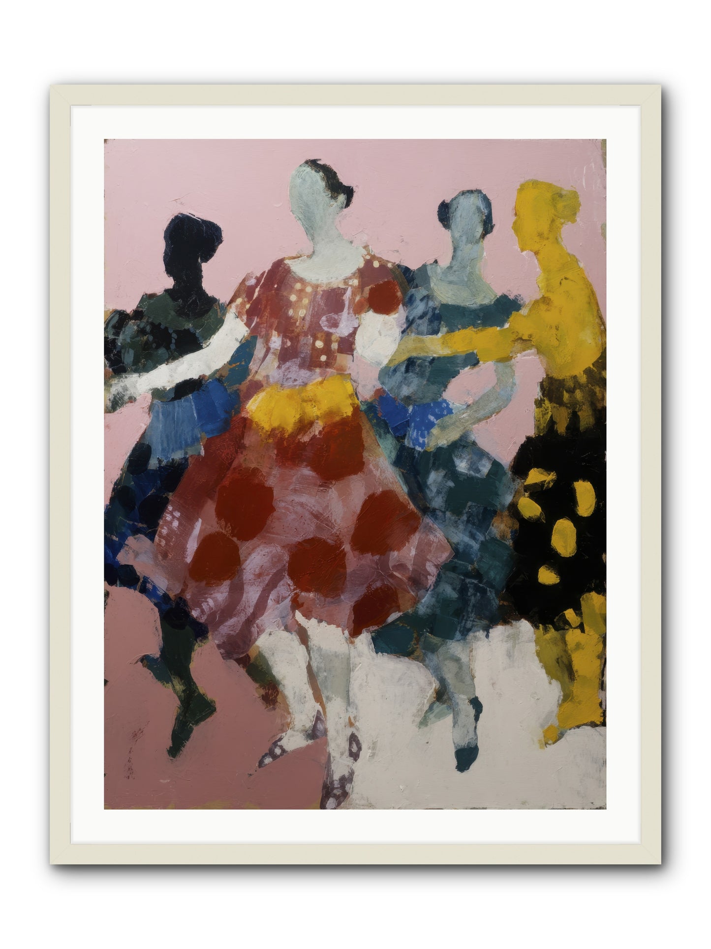 Amplified -- Framed Print - White 30x40