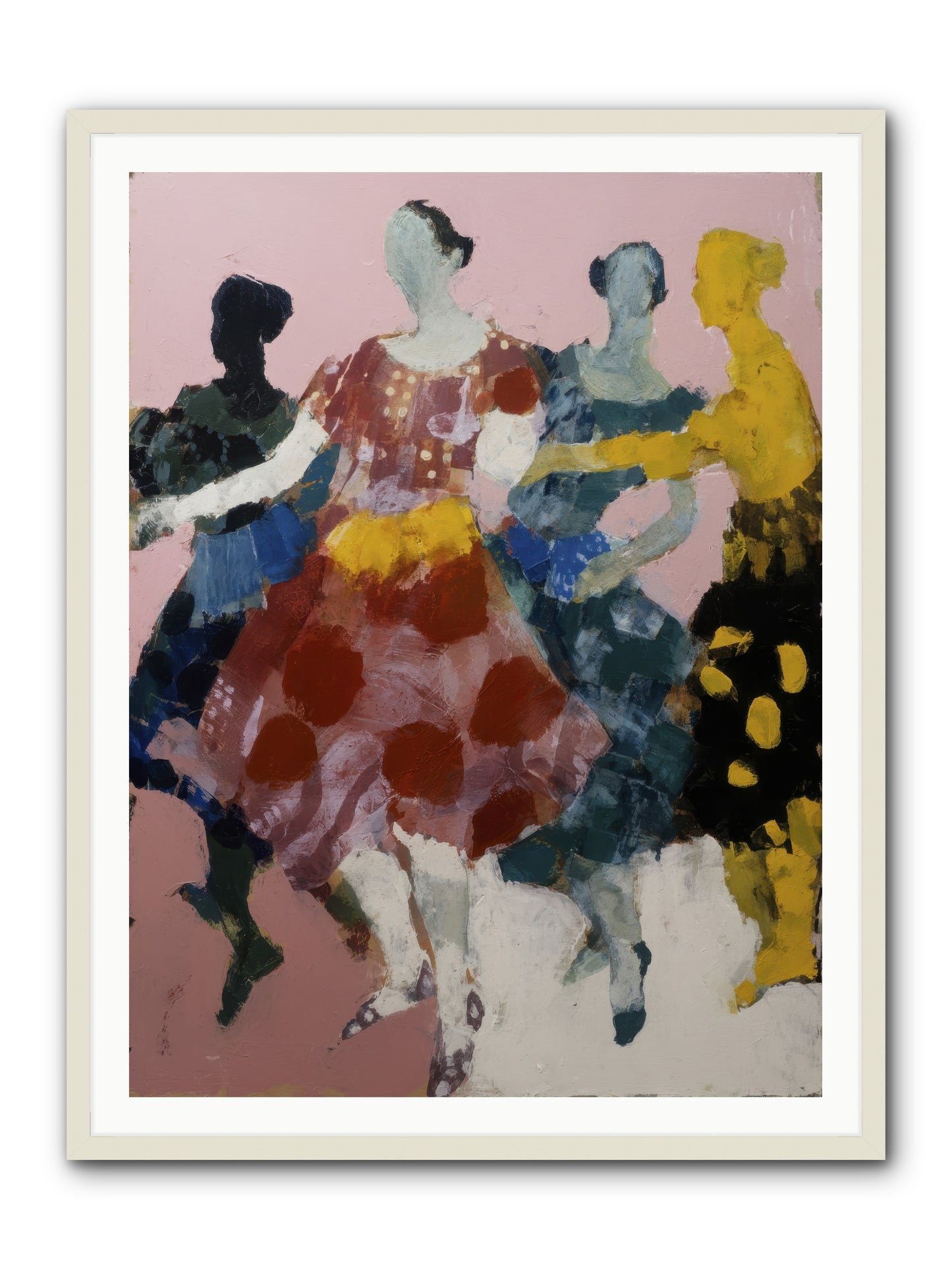 Amplified -- Framed Print - White 36x48