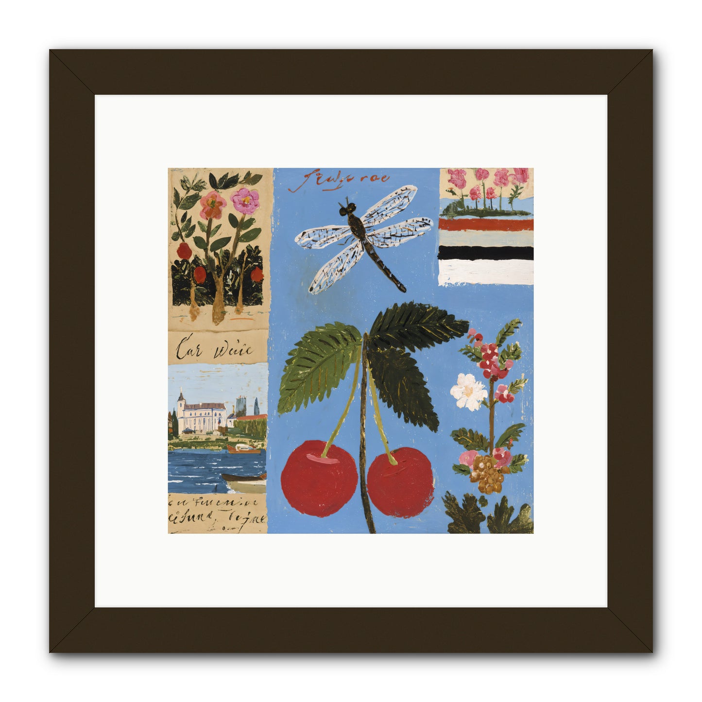 An Avid Seeker -- Framed Print - Black 10x10