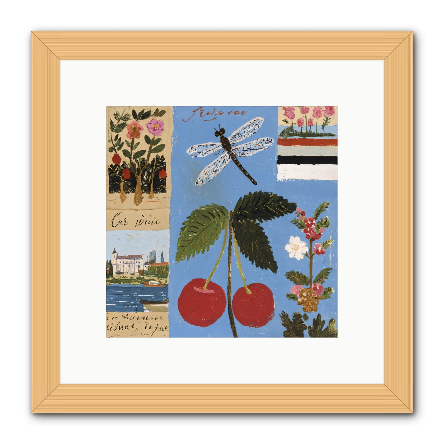 An Avid Seeker -- Framed Print - Natural 10x10