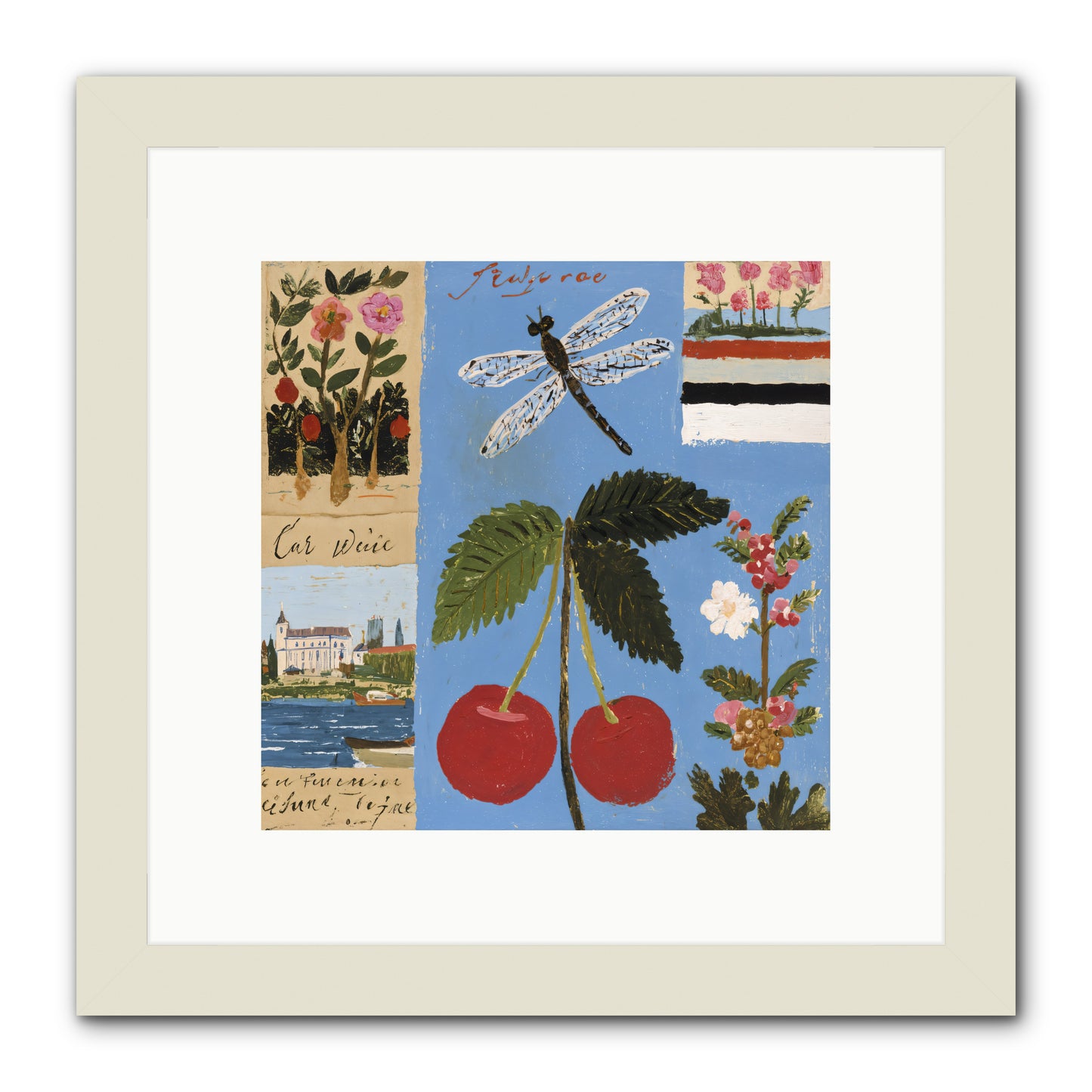 An Avid Seeker -- Framed Print - White 10x10