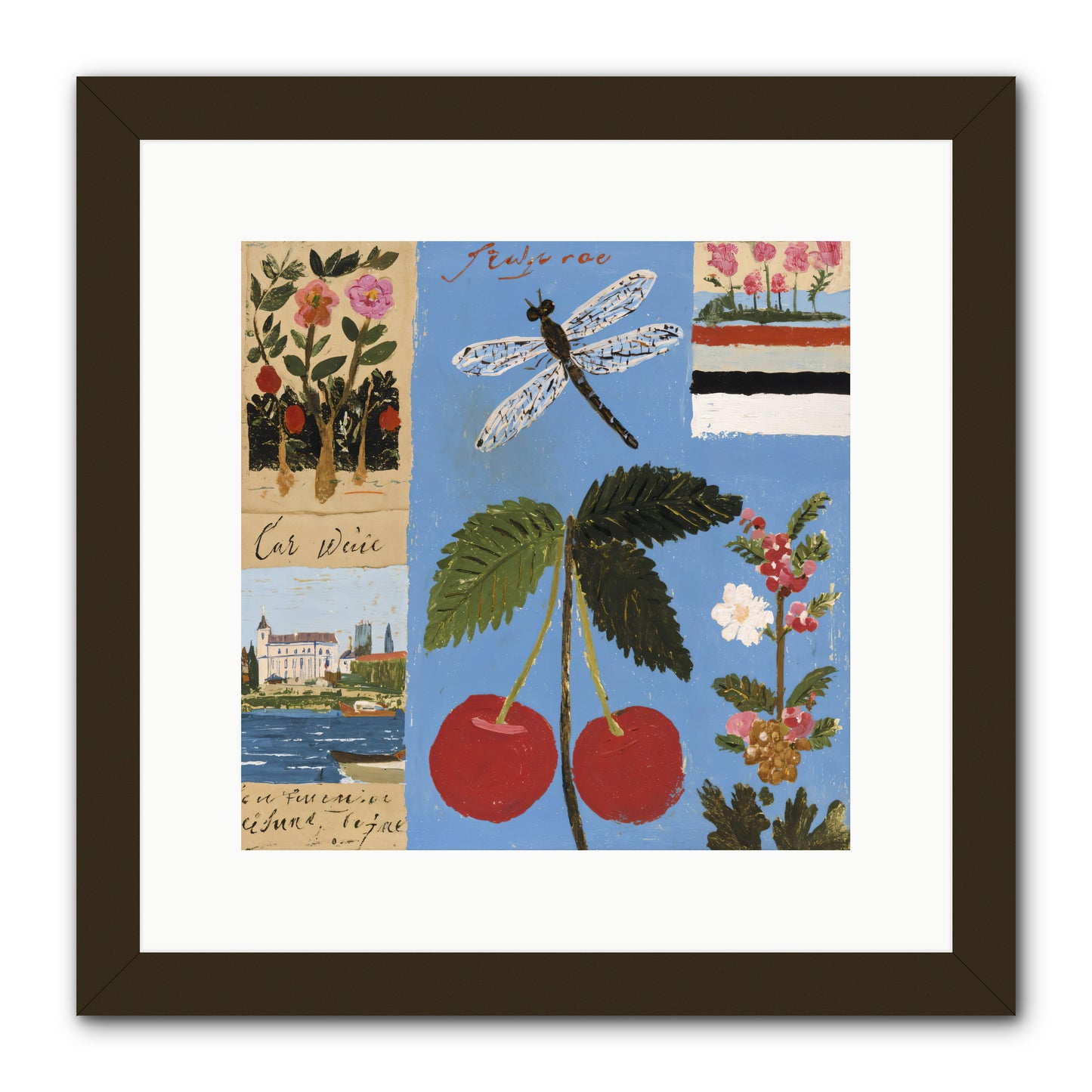 An Avid Seeker -- Framed Print - Black 12x12