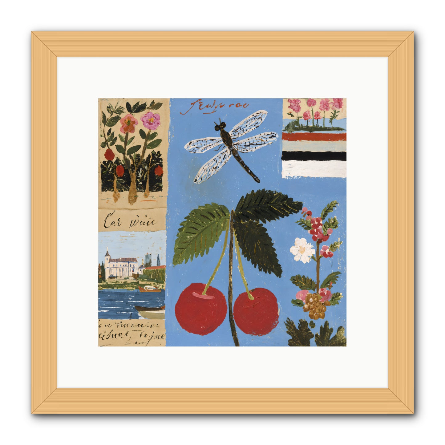 An Avid Seeker -- Framed Print - Natural 12x12