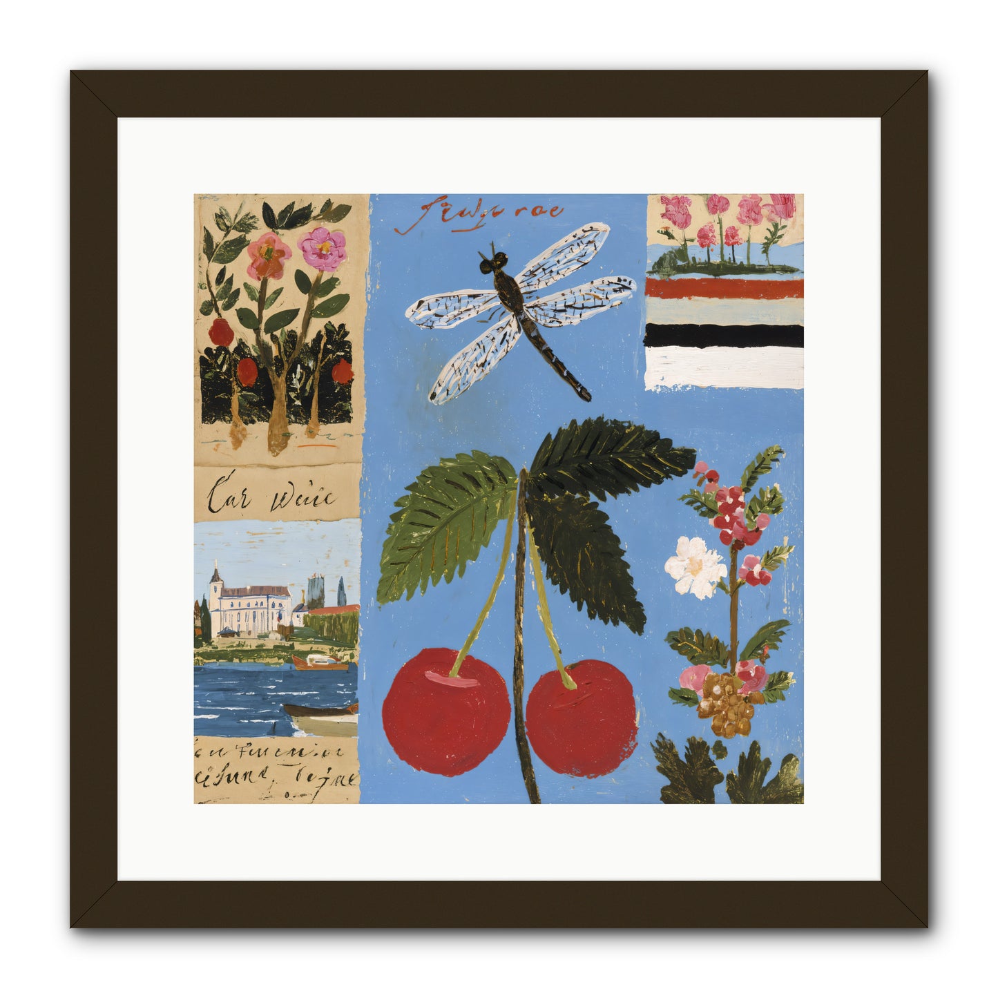 An Avid Seeker -- Framed Print - Black 16x16