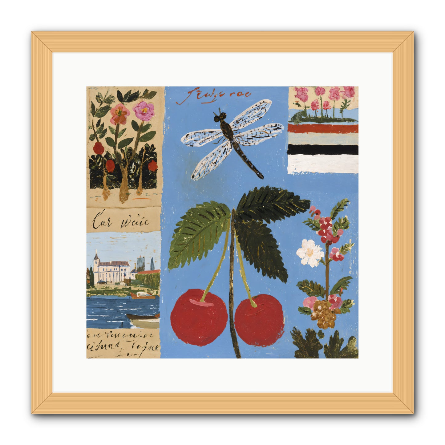 An Avid Seeker -- Framed Print - Natural 16x16