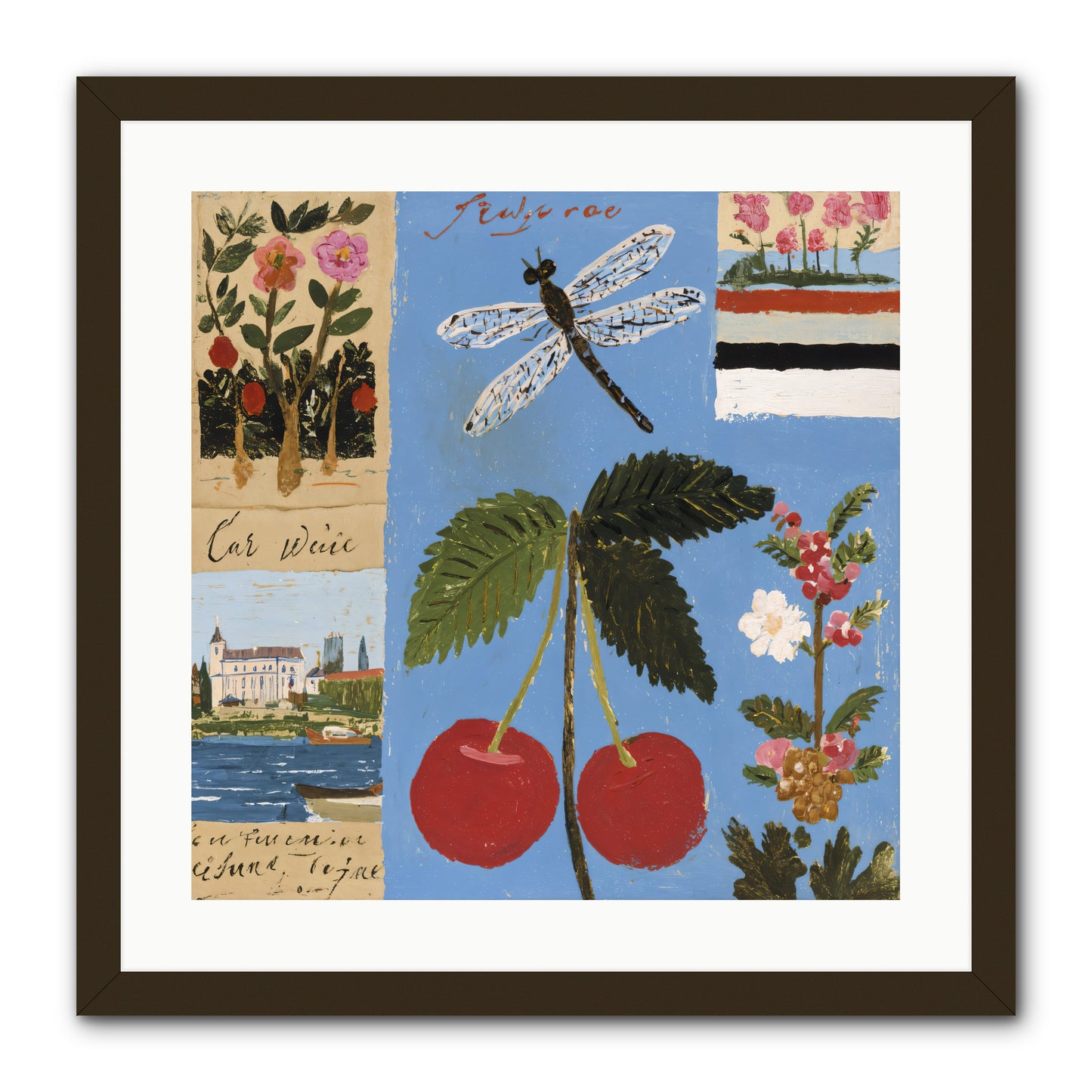 An Avid Seeker -- Framed Print - Black 20x20