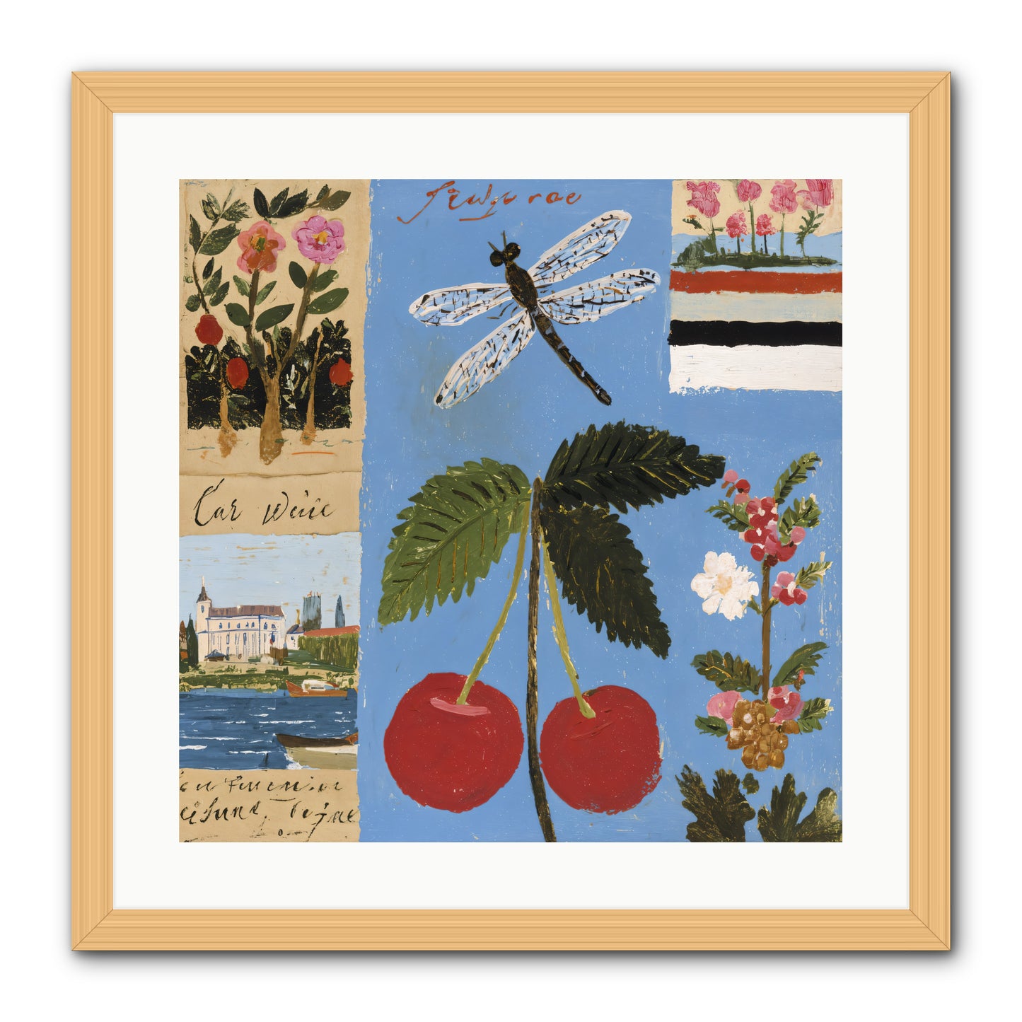 An Avid Seeker -- Framed Print - Natural 20x20