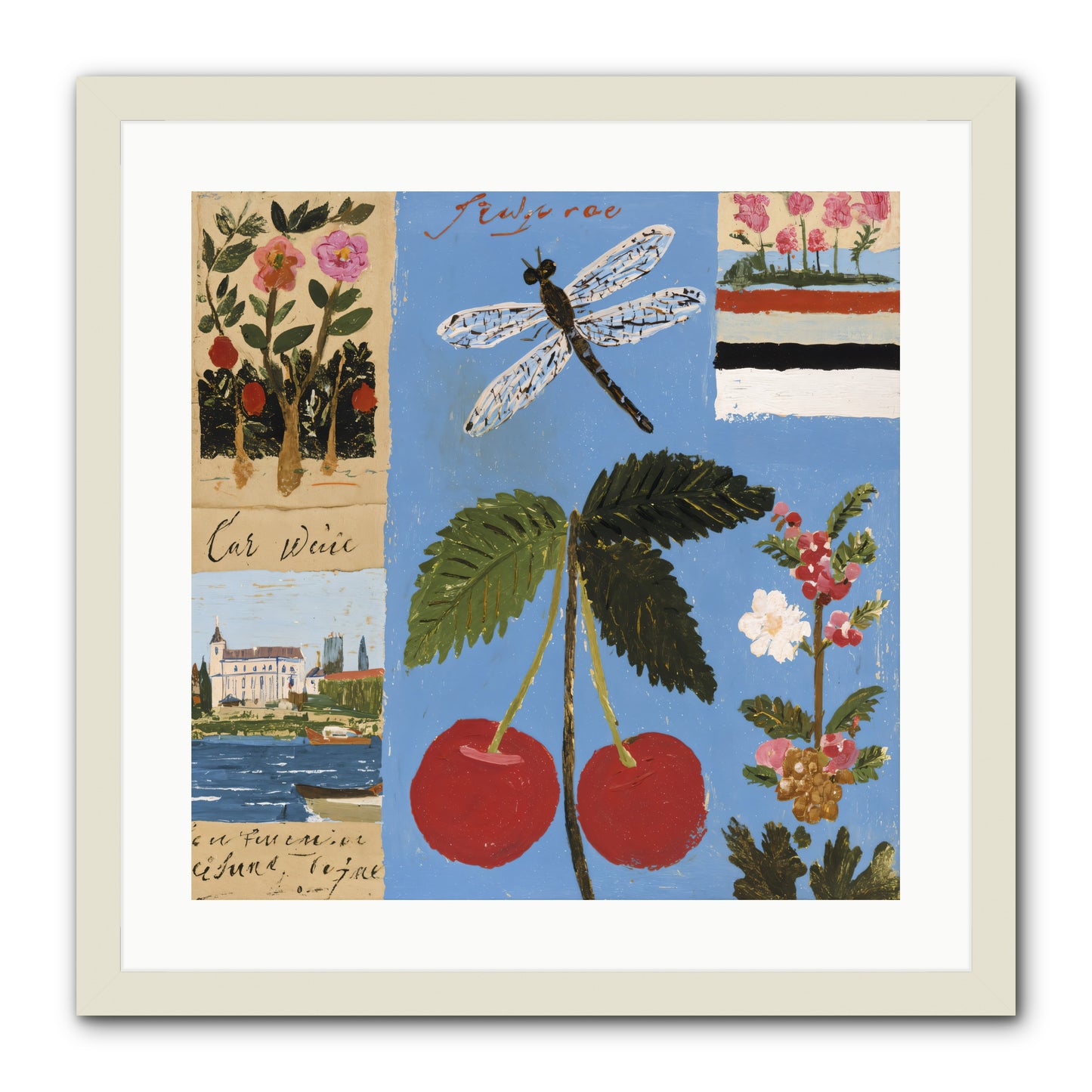 An Avid Seeker -- Framed Print - White 20x20