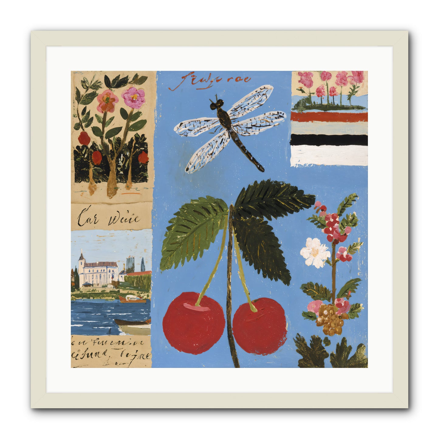 An Avid Seeker -- Framed Print - White 24x24