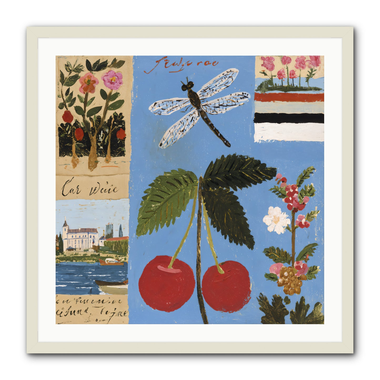 An Avid Seeker -- Framed Print - White 30x30