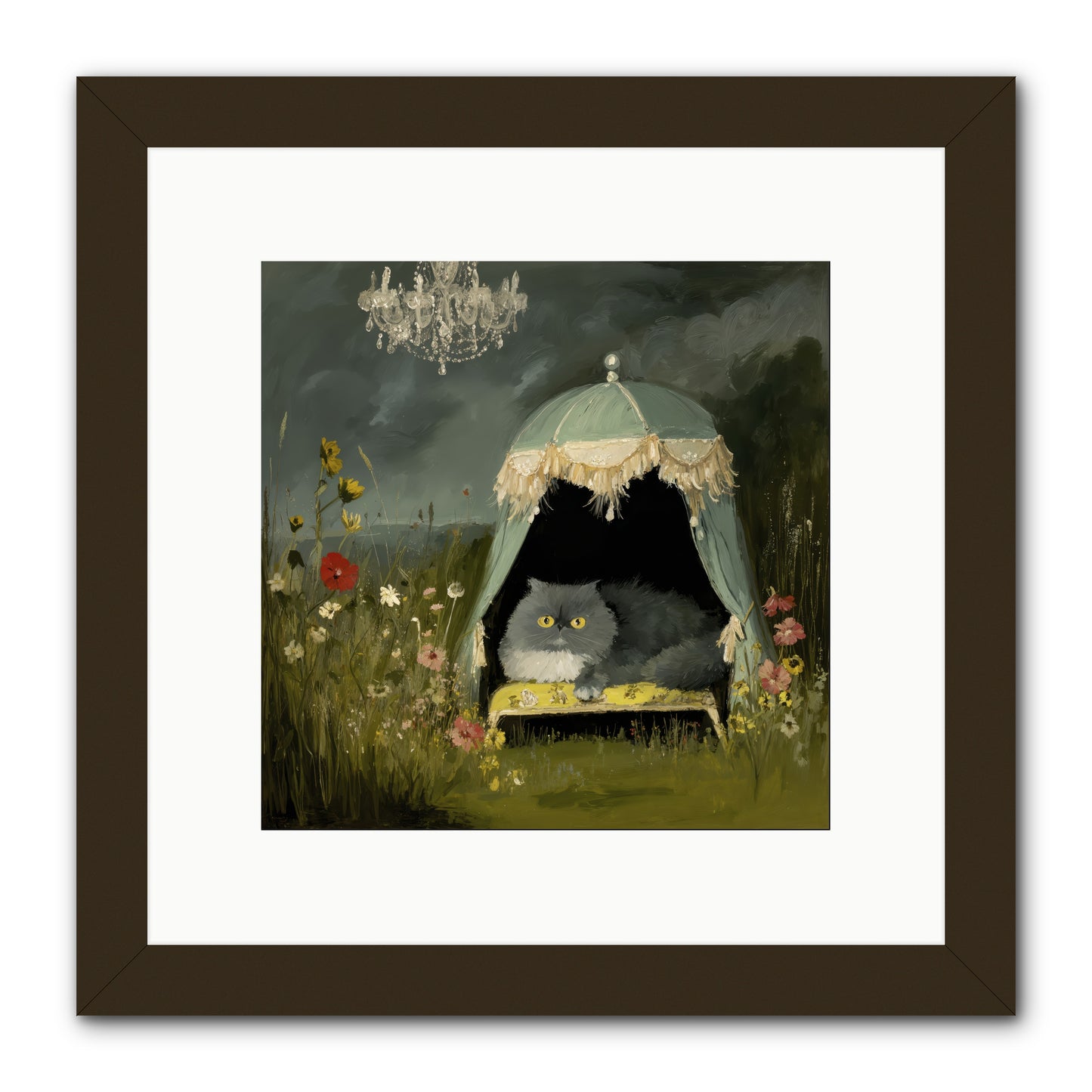 An Unscheduled Adventure -- Framed Print - Black 10x10