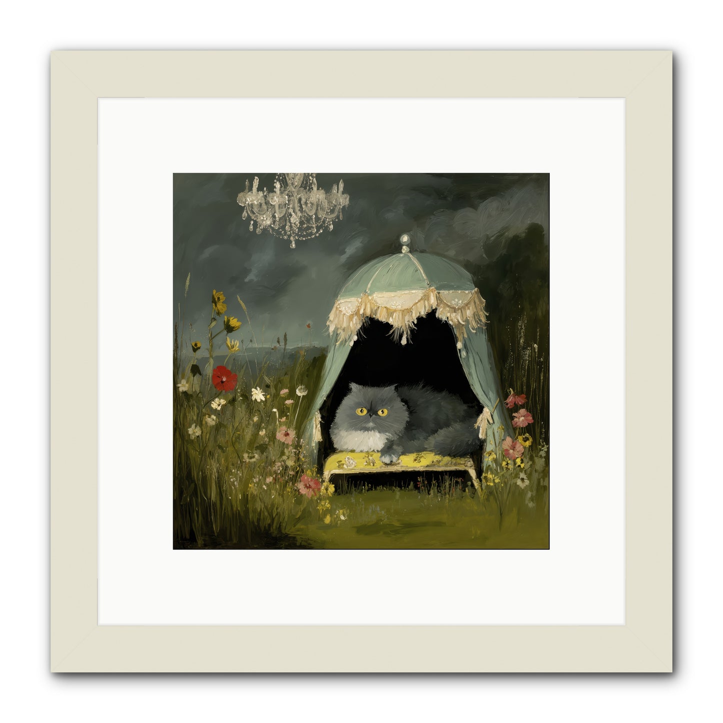 An Unscheduled Adventure -- Framed Print - White 10x10