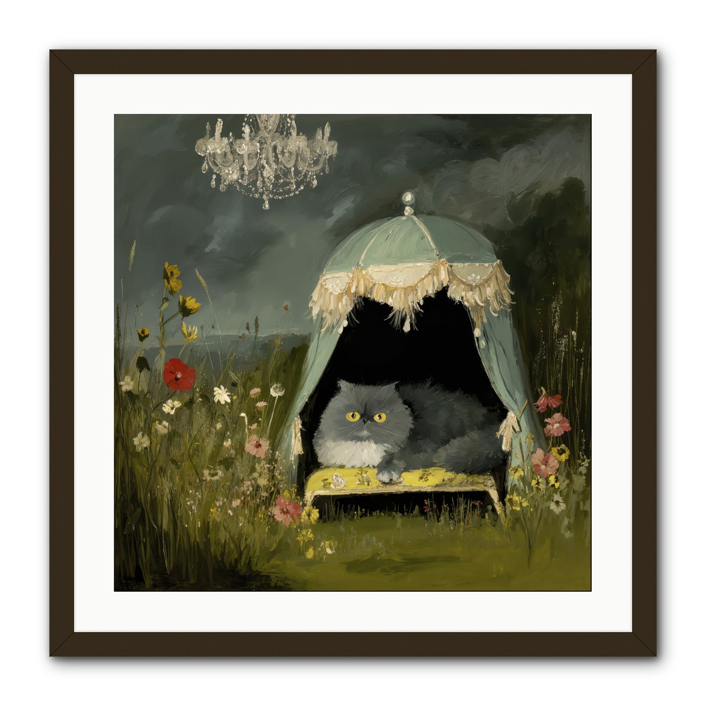 An Unscheduled Adventure -- Framed Print - Black 24x24
