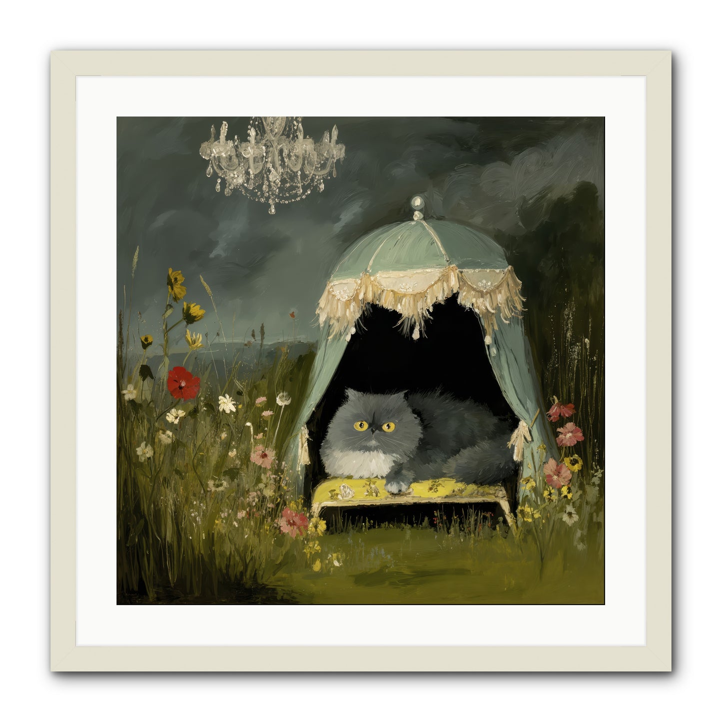 An Unscheduled Adventure -- Framed Print - White 24x24