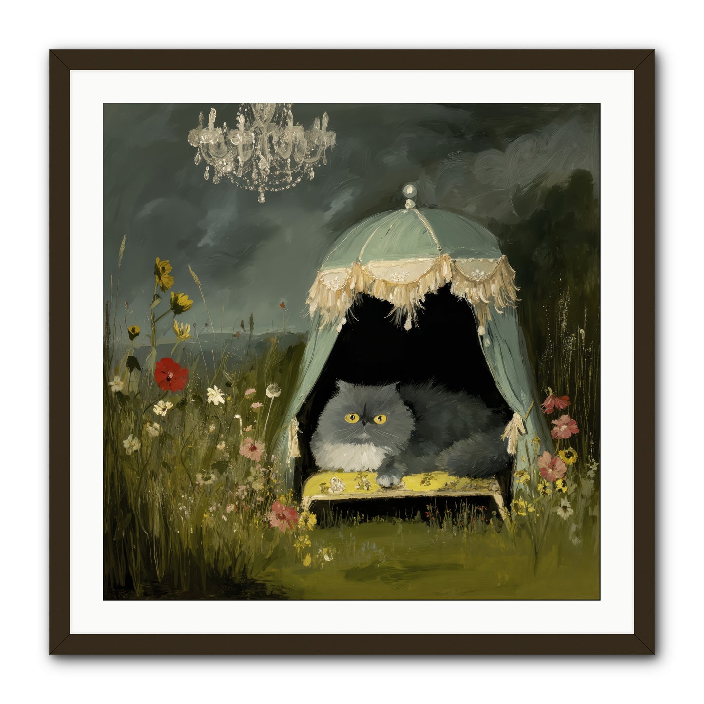 An Unscheduled Adventure -- Framed Print - Black 30x30