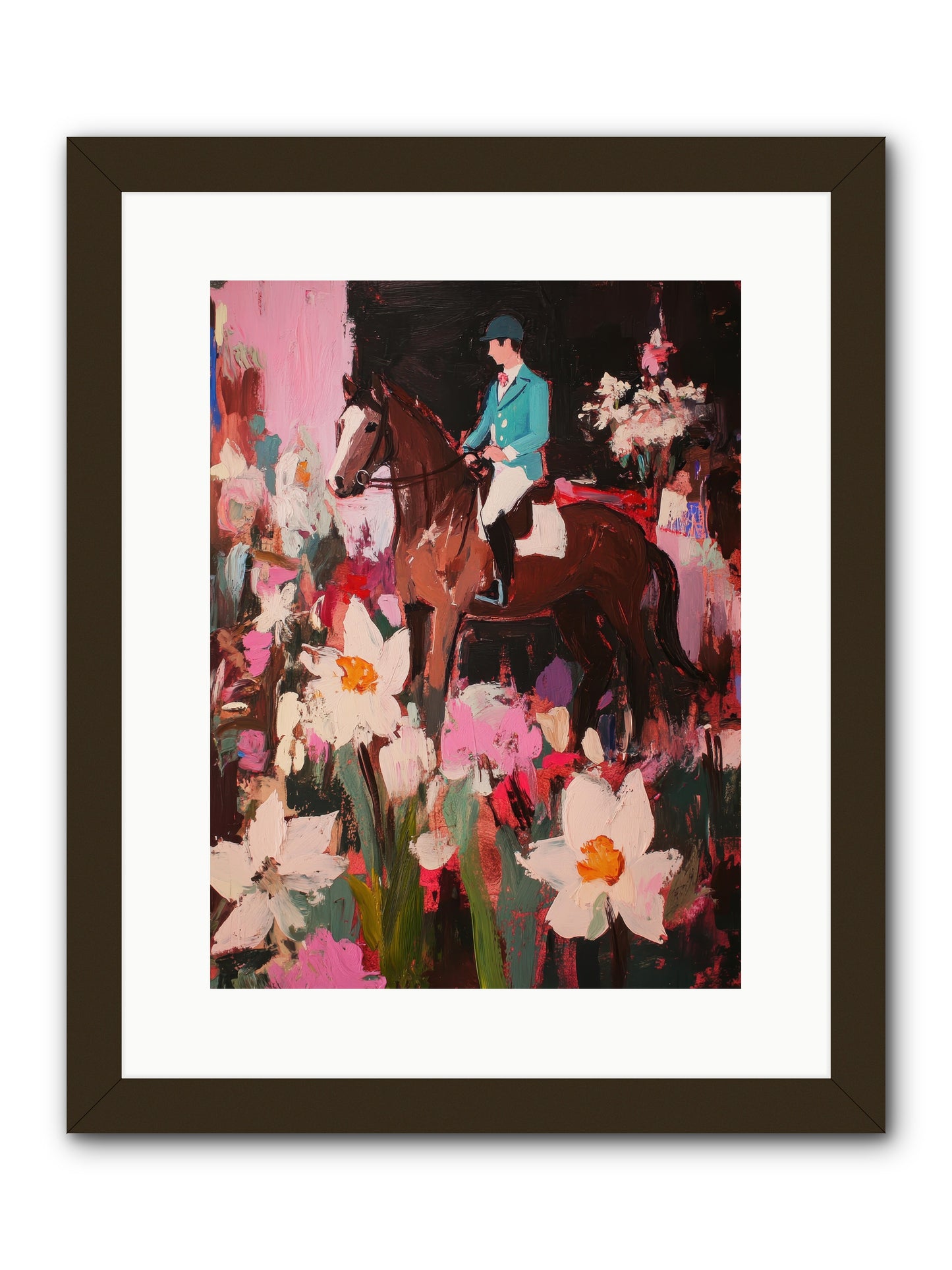 Ancestral Whisper -- Framed Print - Black 12x16