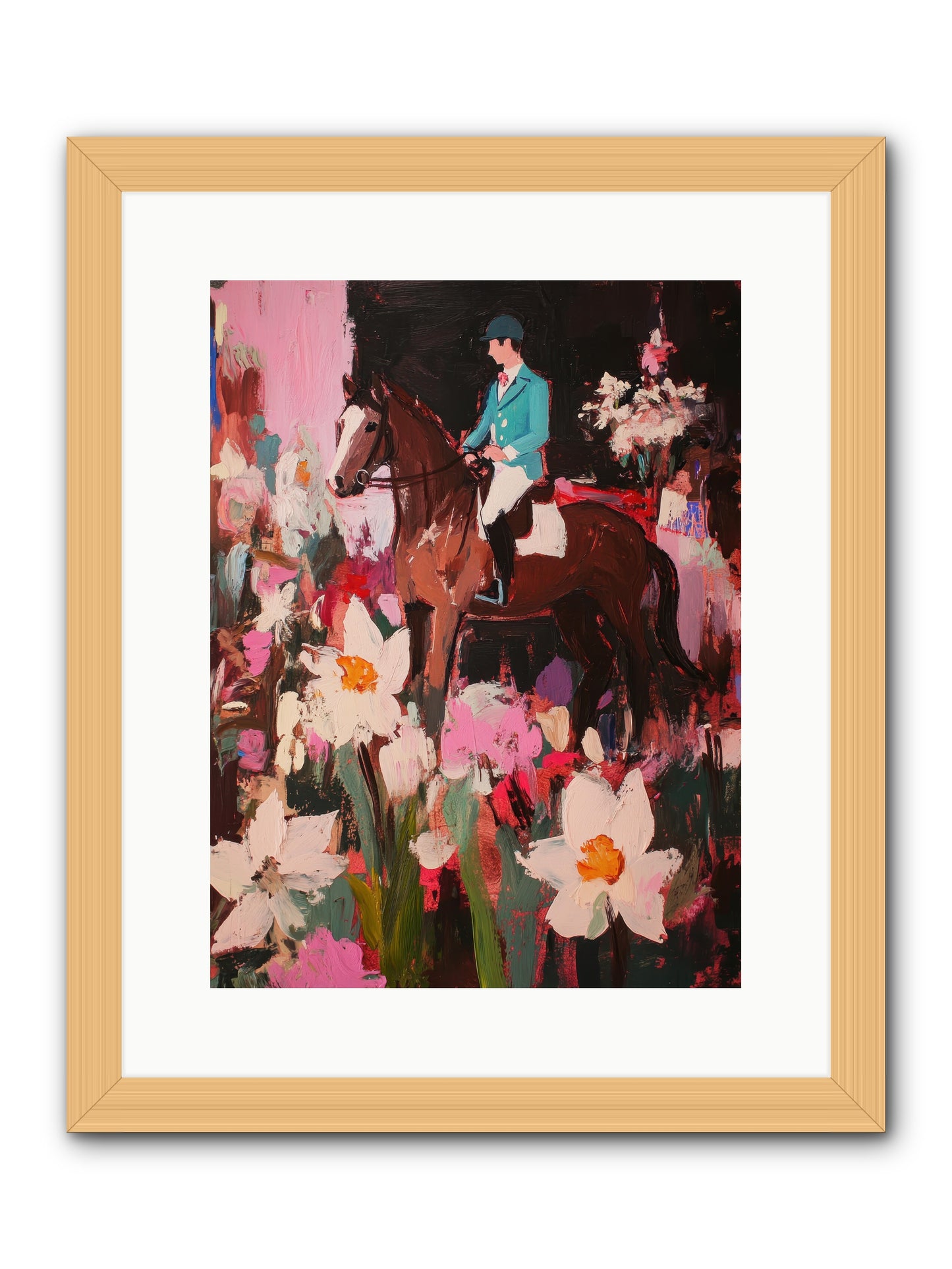 Ancestral Whisper -- Framed Print - Natural 12x16