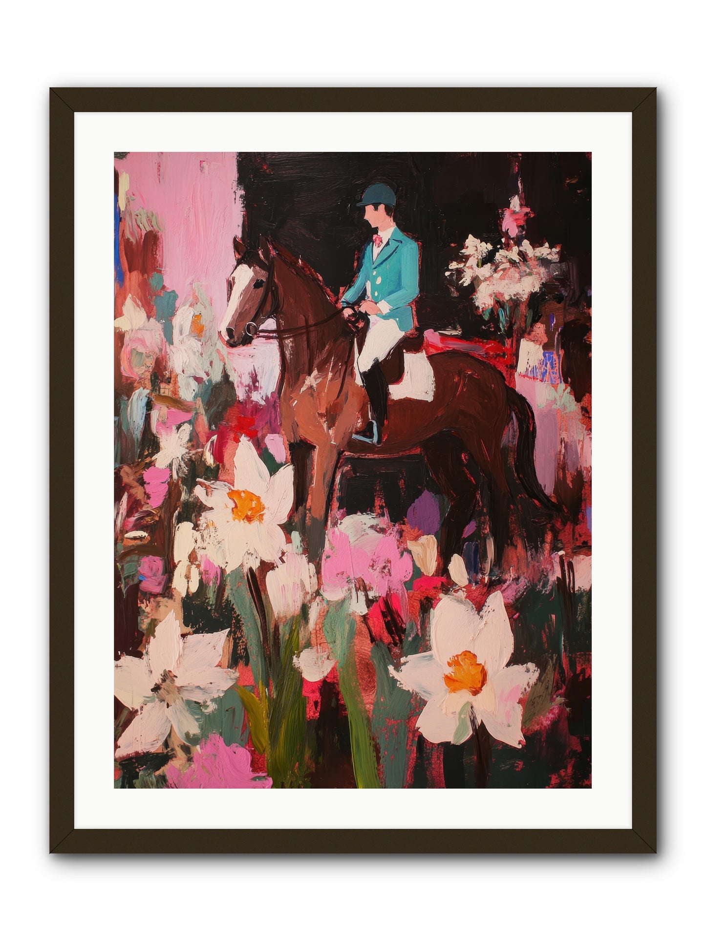 Ancestral Whisper -- Framed Print - Black 24x32