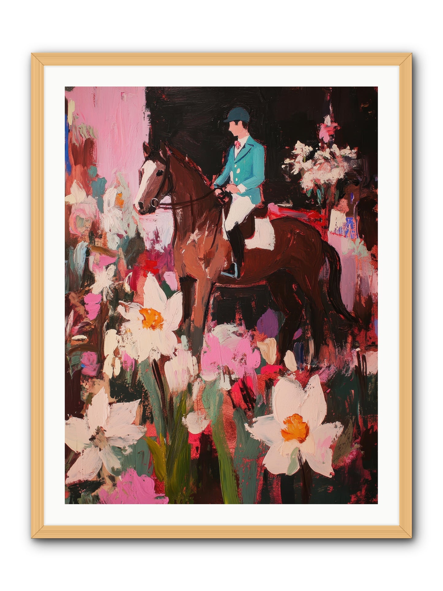 Ancestral Whisper -- Framed Print - Natural 30x40