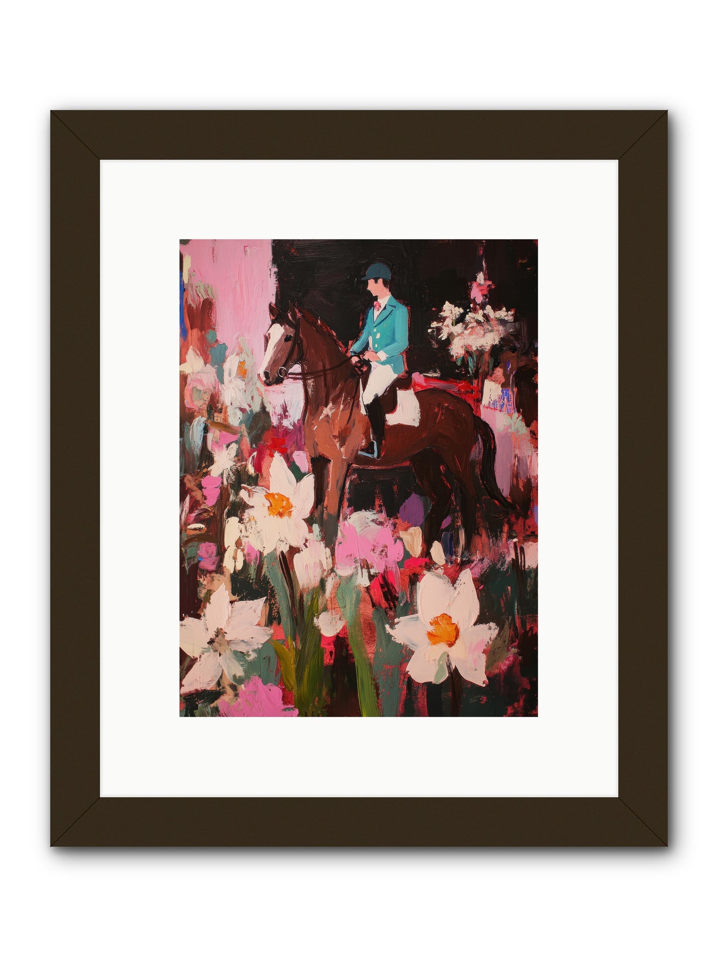 Ancestral Whisper -- Framed Print - Black 9x12