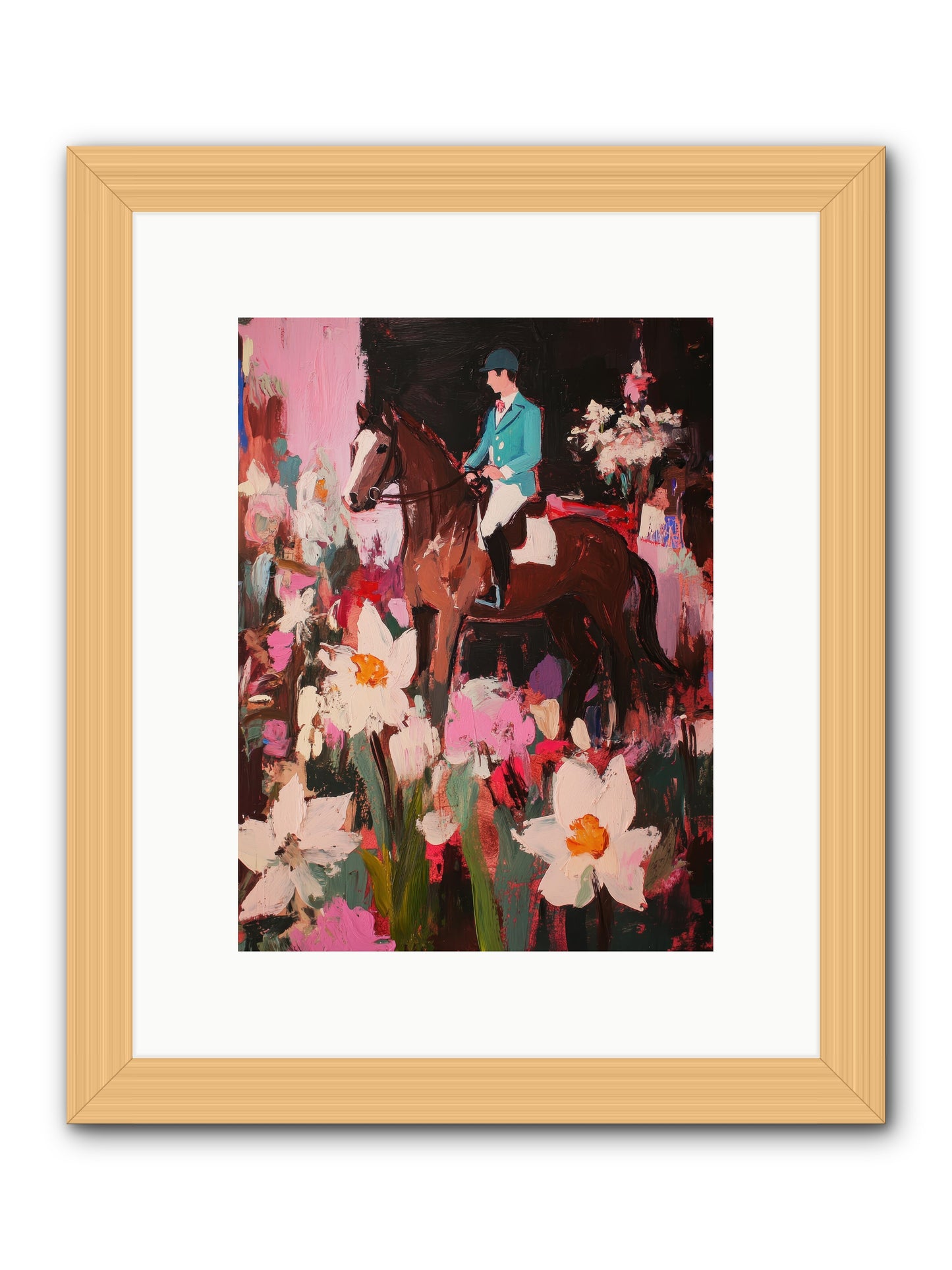 Ancestral Whisper -- Framed Print - Natural 9x12