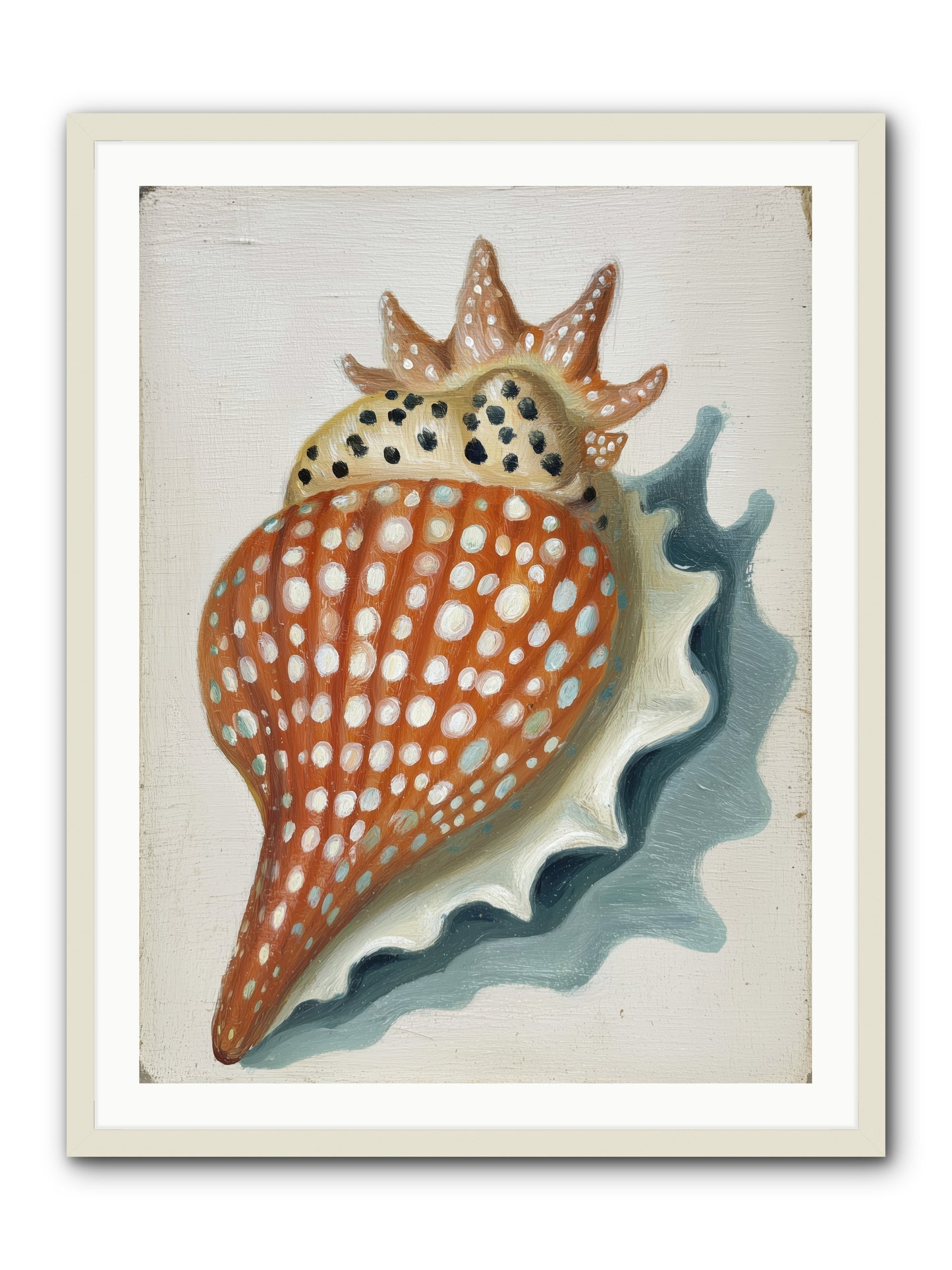Ancient Diary -- Framed Print - White 30x40