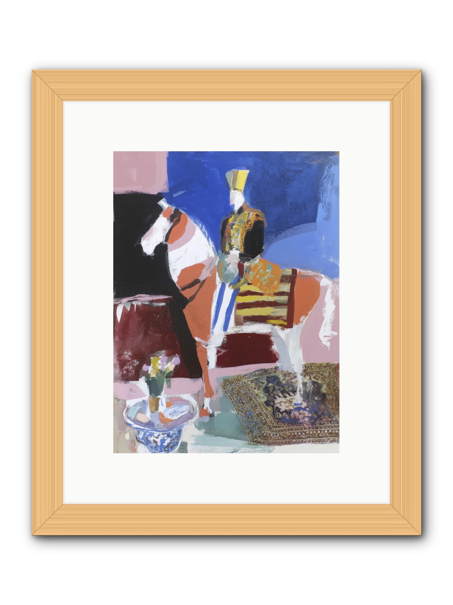 Ancient Diary -- Framed Print - Natural 9x12