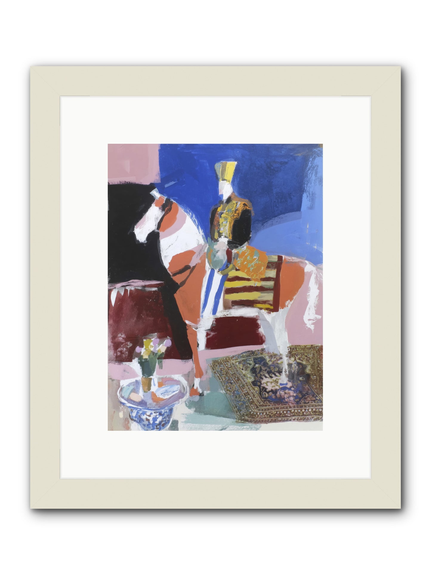 Ancient Diary -- Framed Print - White 9x12
