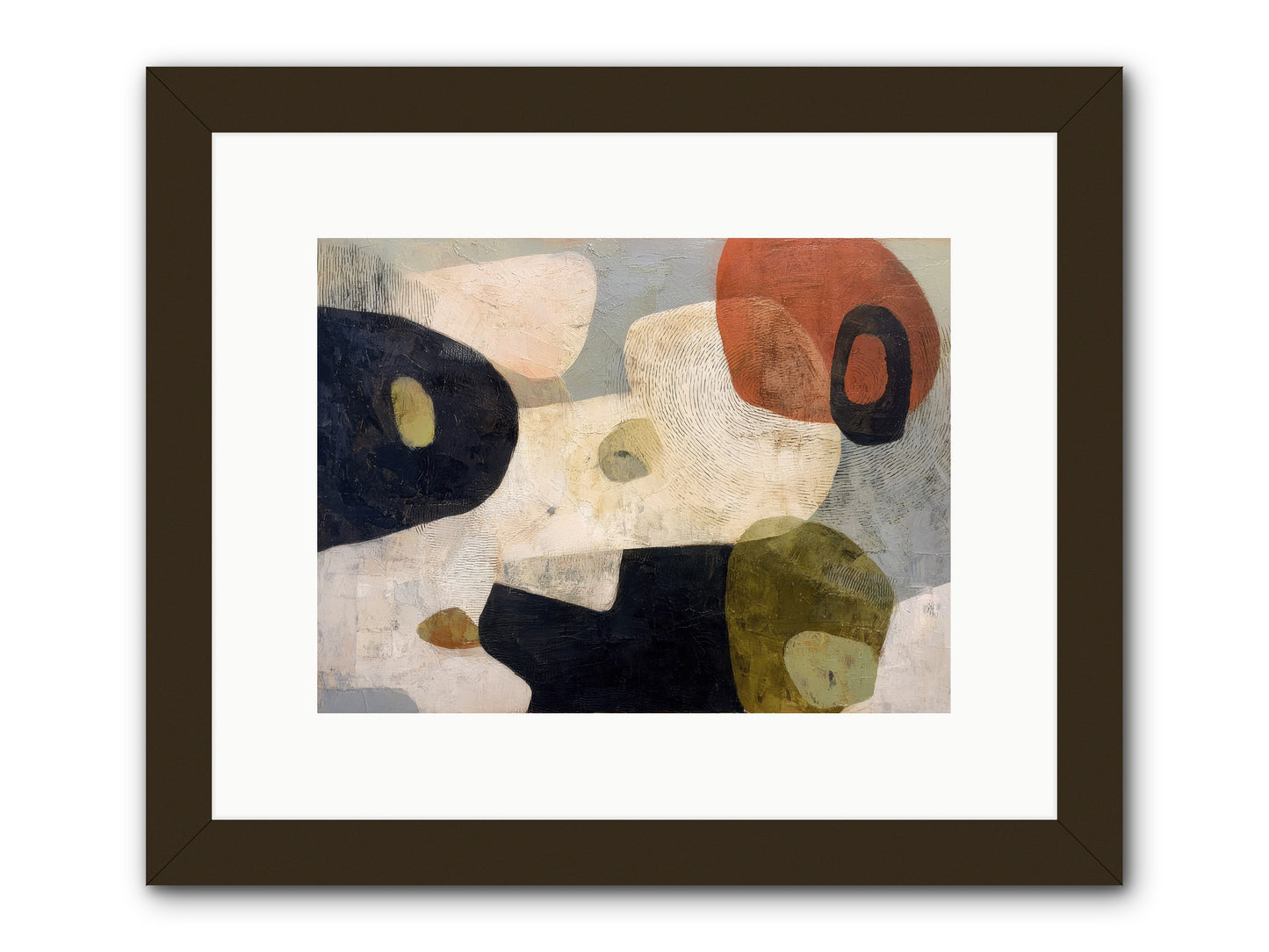 Ancient Future -- Framed Print - Black 12x9