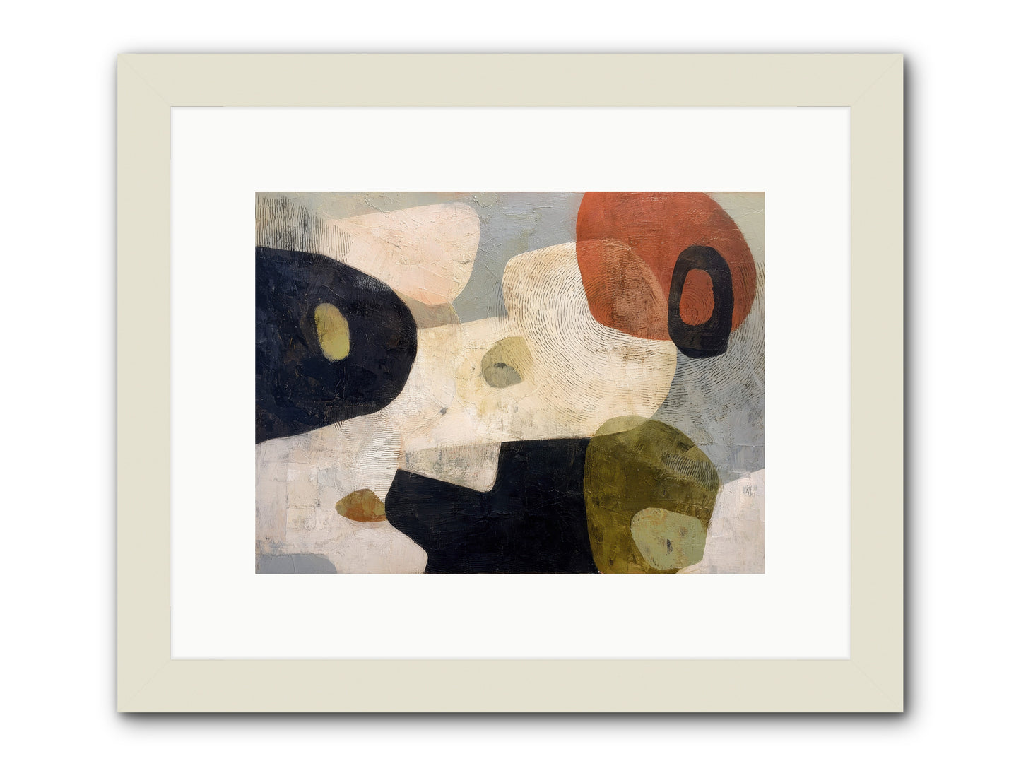 Ancient Future -- Framed Print - White 12x9