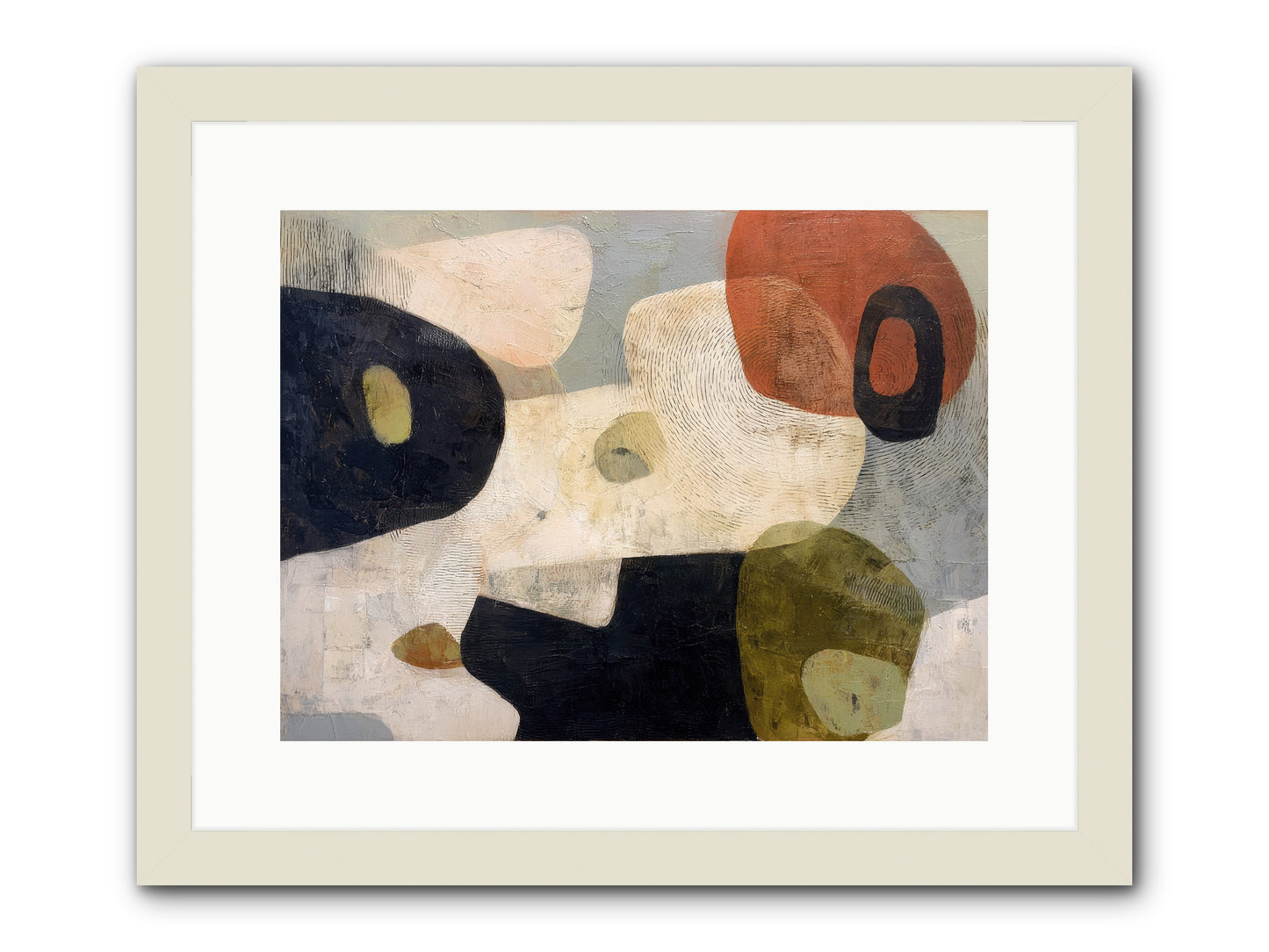 Ancient Future -- Framed Print - White 16x12