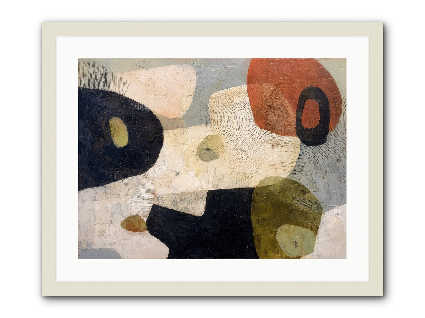 Ancient Future -- Framed Print - White 24x18