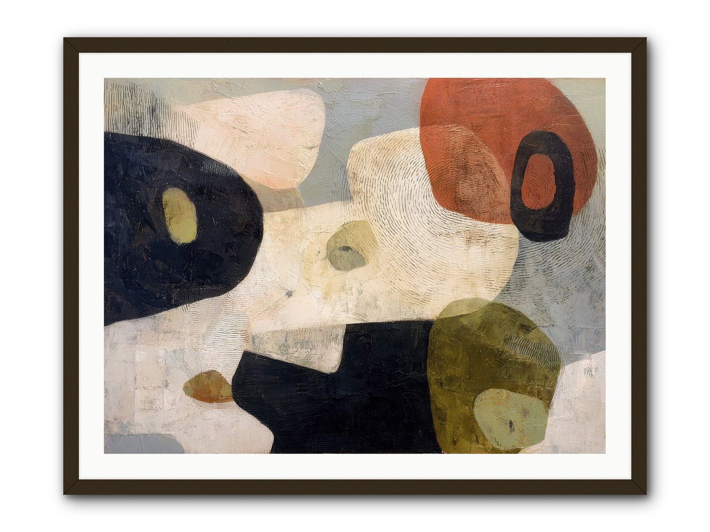 Ancient Future -- Framed Print - Black 40x30