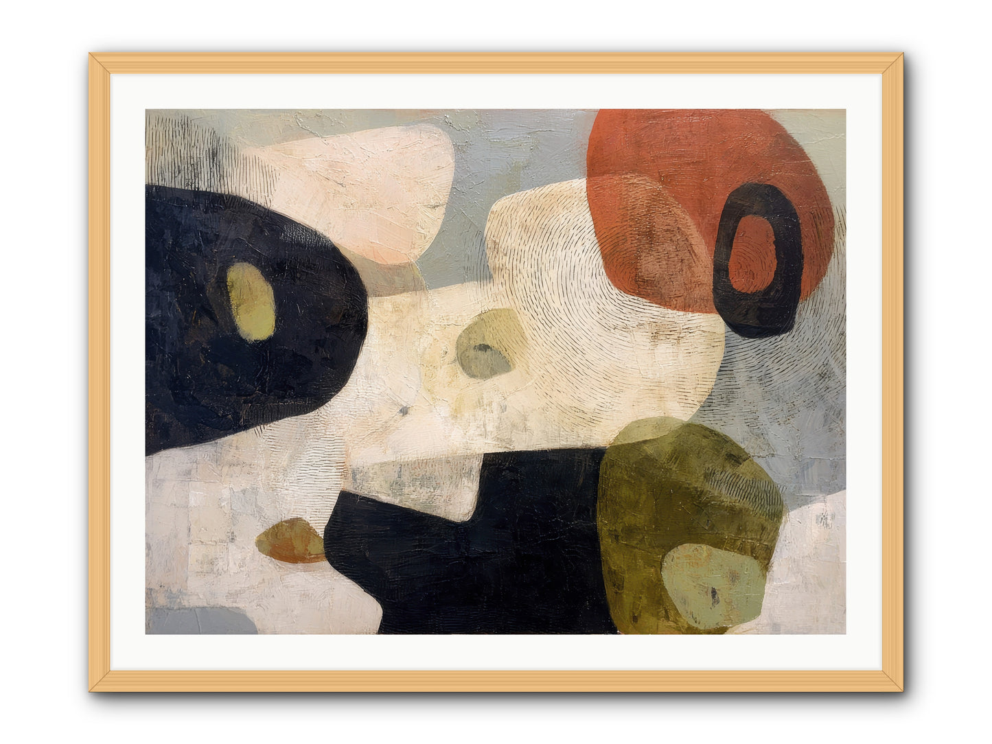 Ancient Future -- Framed Print - Natural 40x30