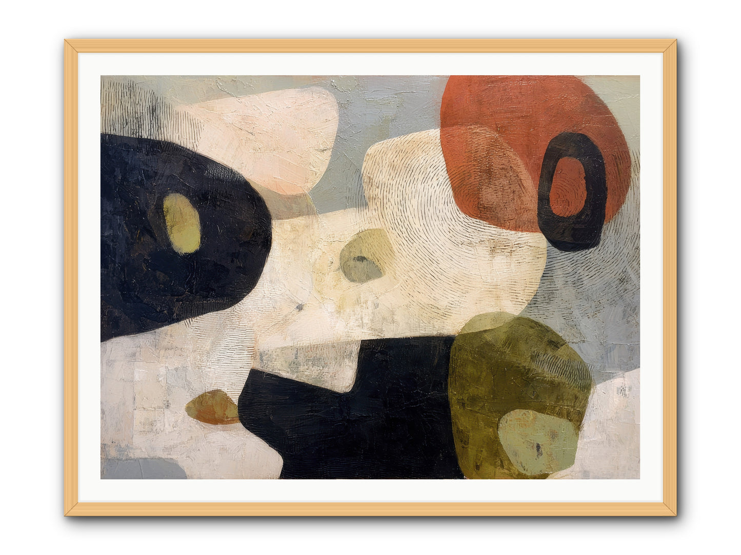 Ancient Future -- Framed Print - Natural 48x36