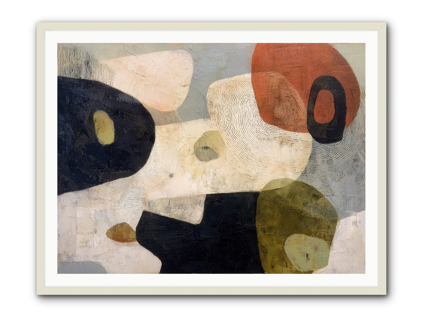 Ancient Future -- Framed Print - White 48x36