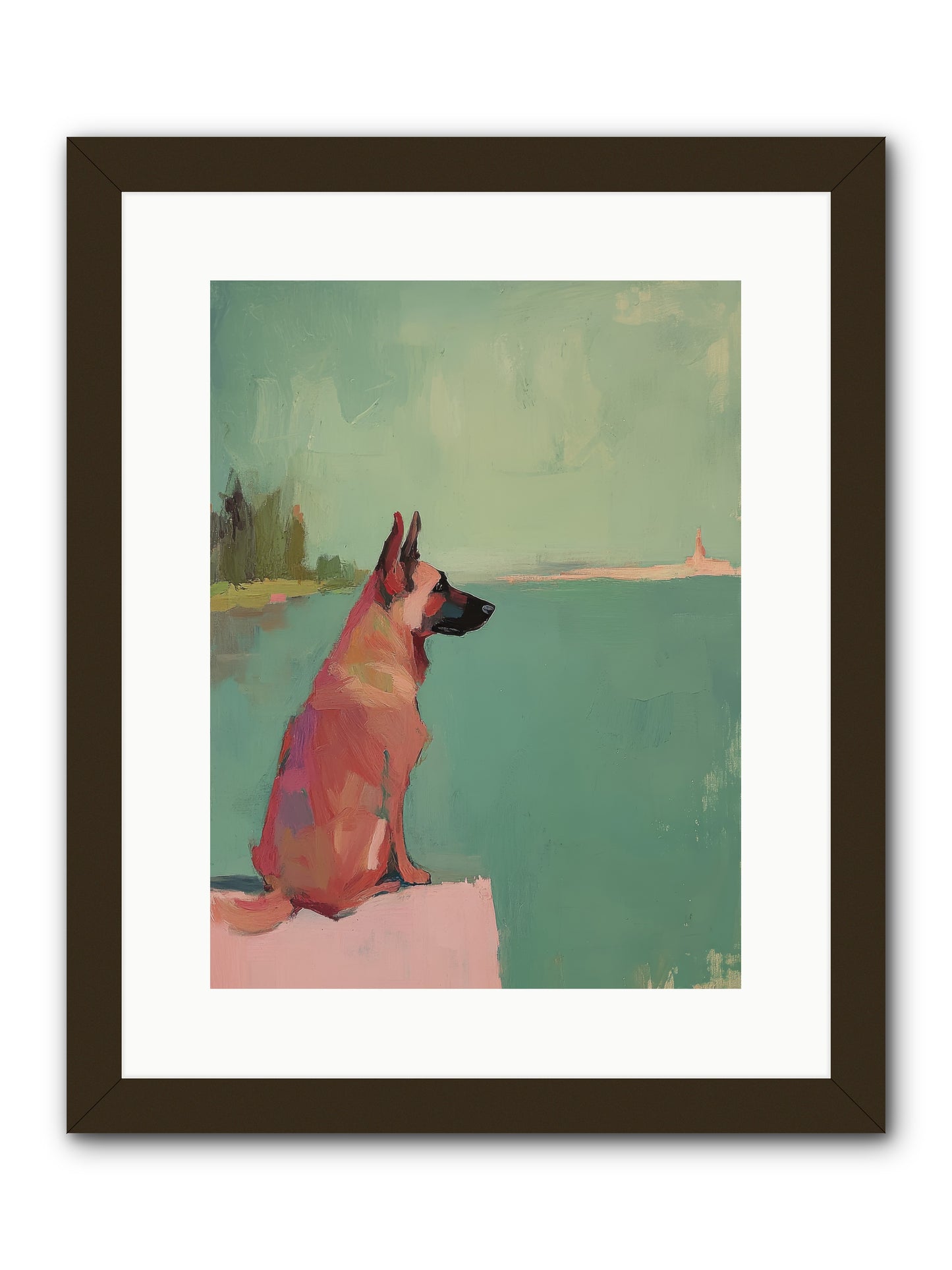Ancient Mariner -- Framed Print - Black 12x16