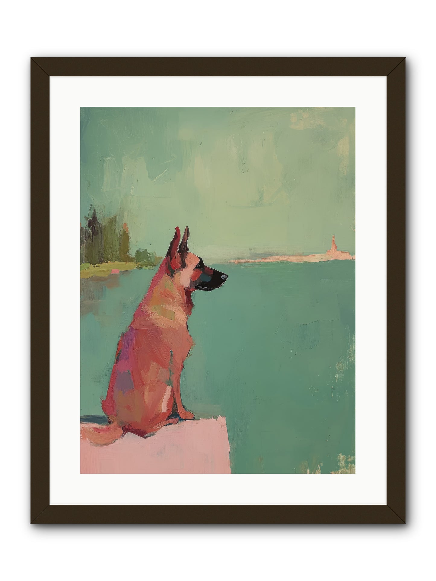 Ancient Mariner -- Framed Print - Black 18x24