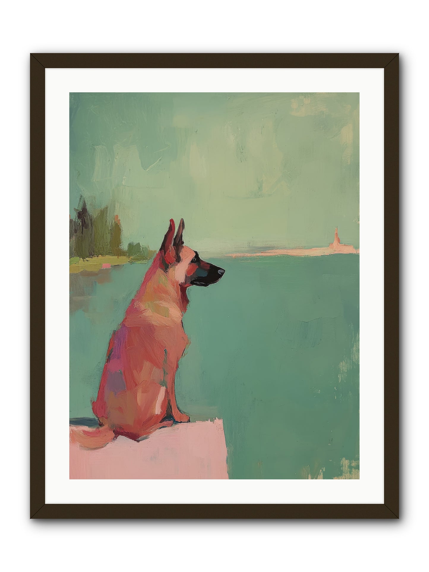 Ancient Mariner -- Framed Print - Black 24x32