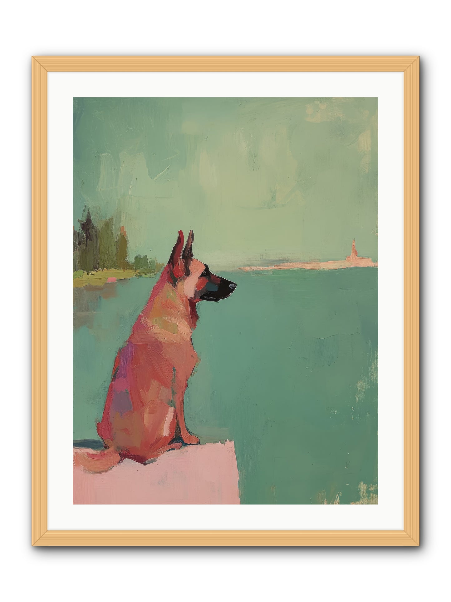 Ancient Mariner -- Framed Print - Natural 24x32