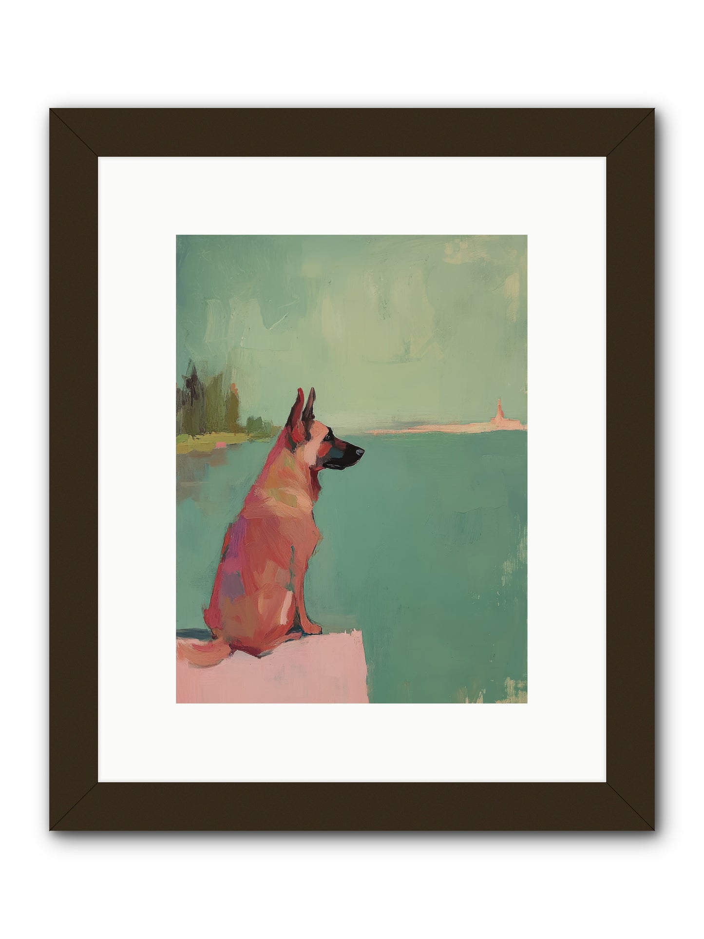 Ancient Mariner -- Framed Print - Black 9x12