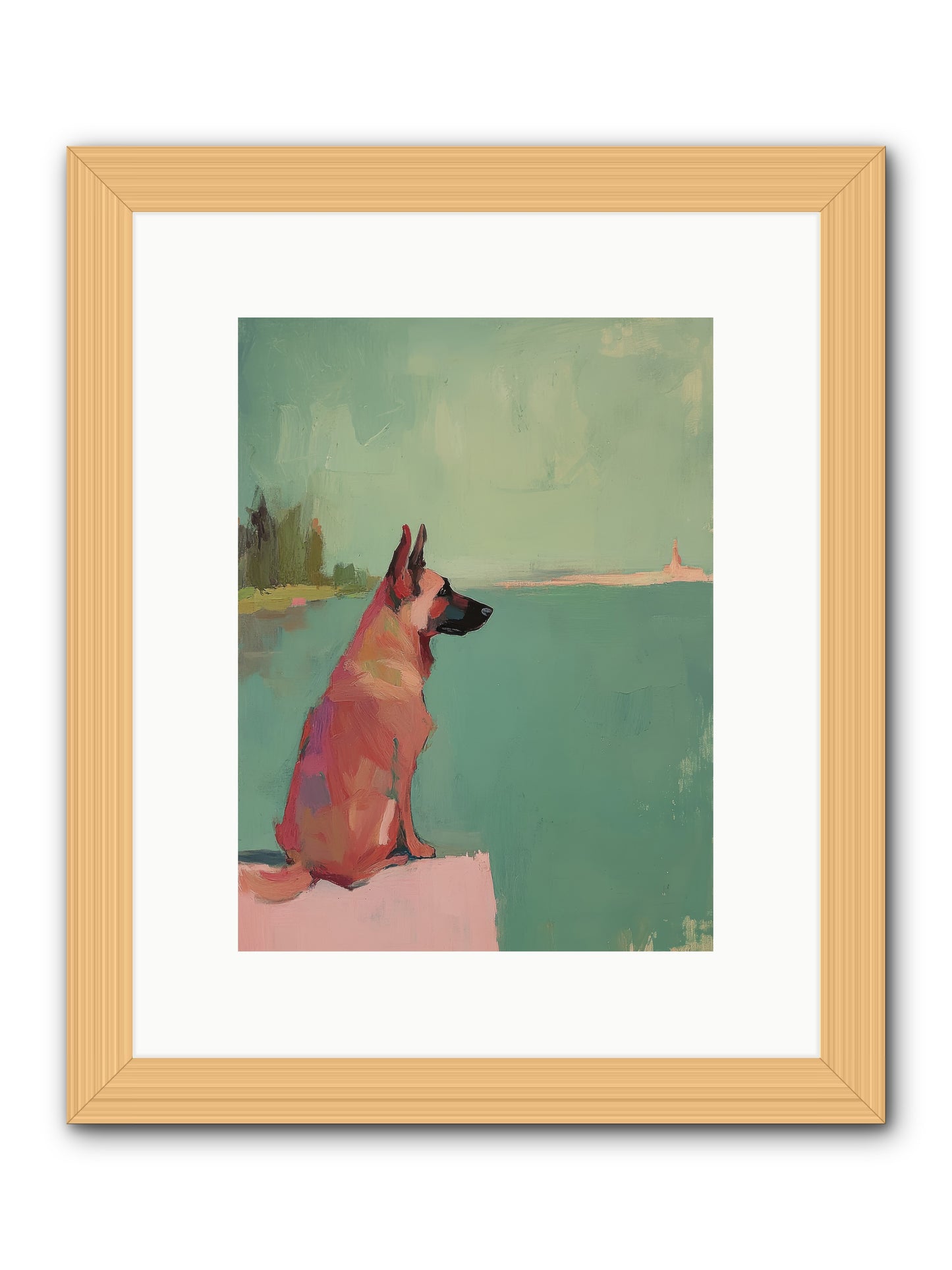 Ancient Mariner -- Framed Print - Natural 9x12