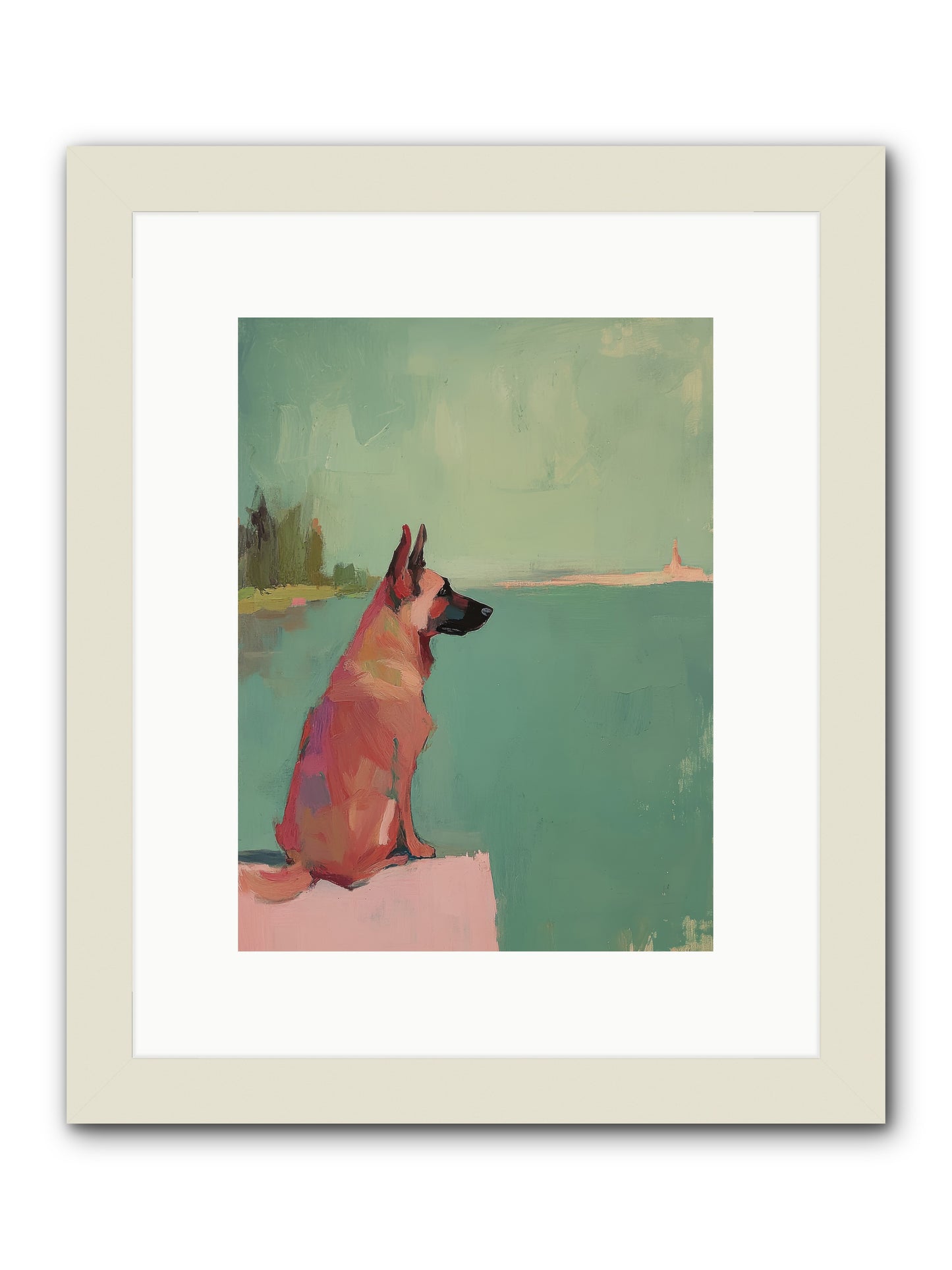 Ancient Mariner -- Framed Print - White 9x12