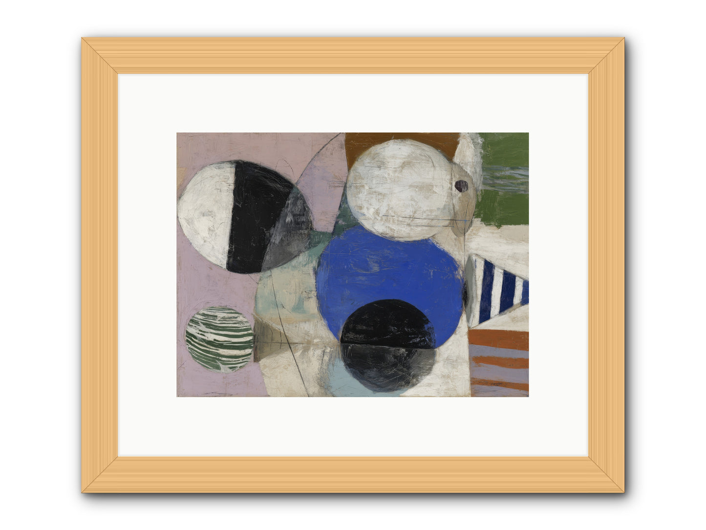 Ancient Wisdom -- Framed Print - Natural 12x9