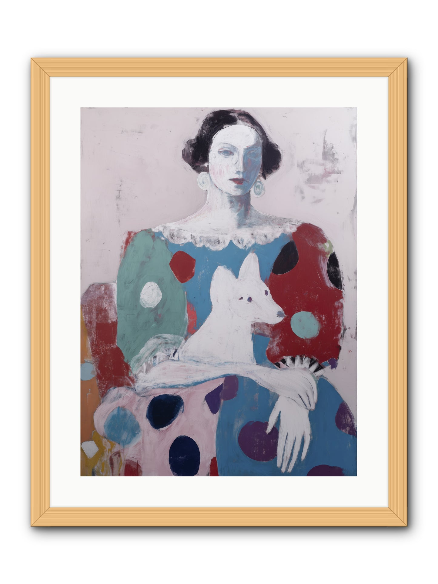 Andante -- Framed Print - Natural 18x24