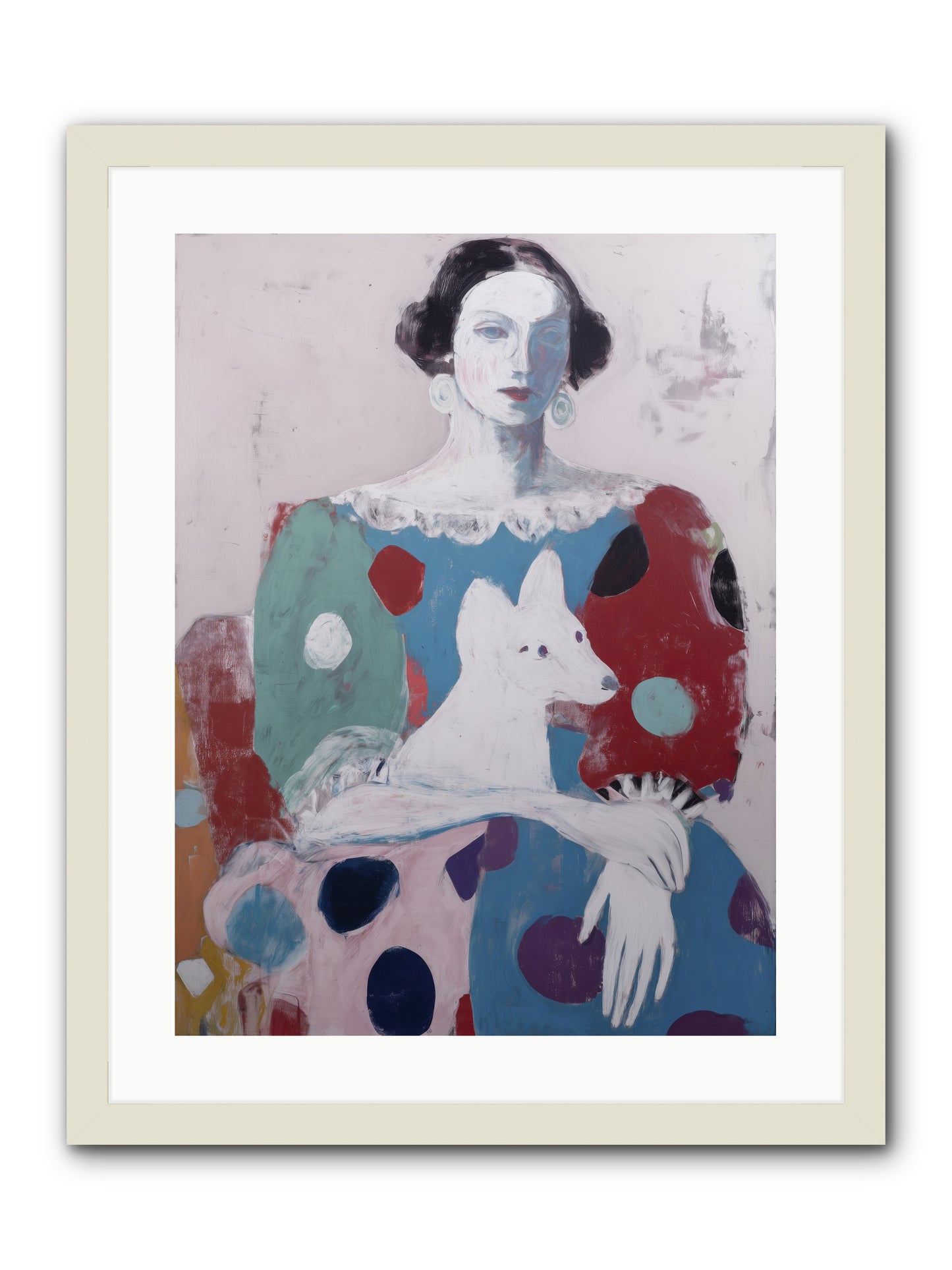 Andante -- Framed Print - White 18x24