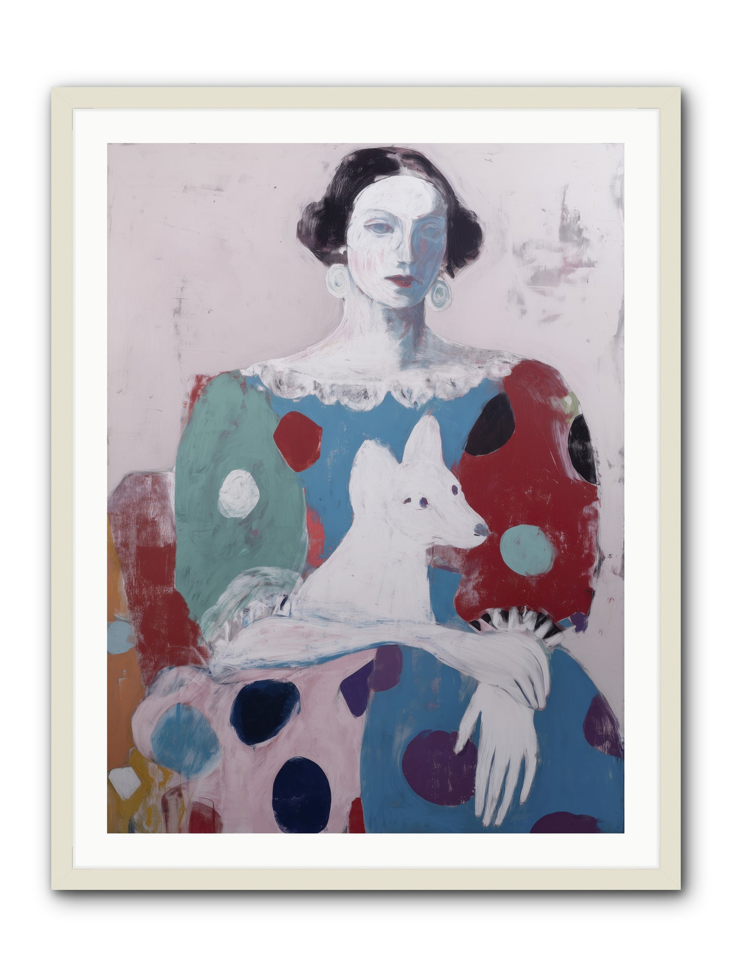 Andante -- Framed Print - White 30x40