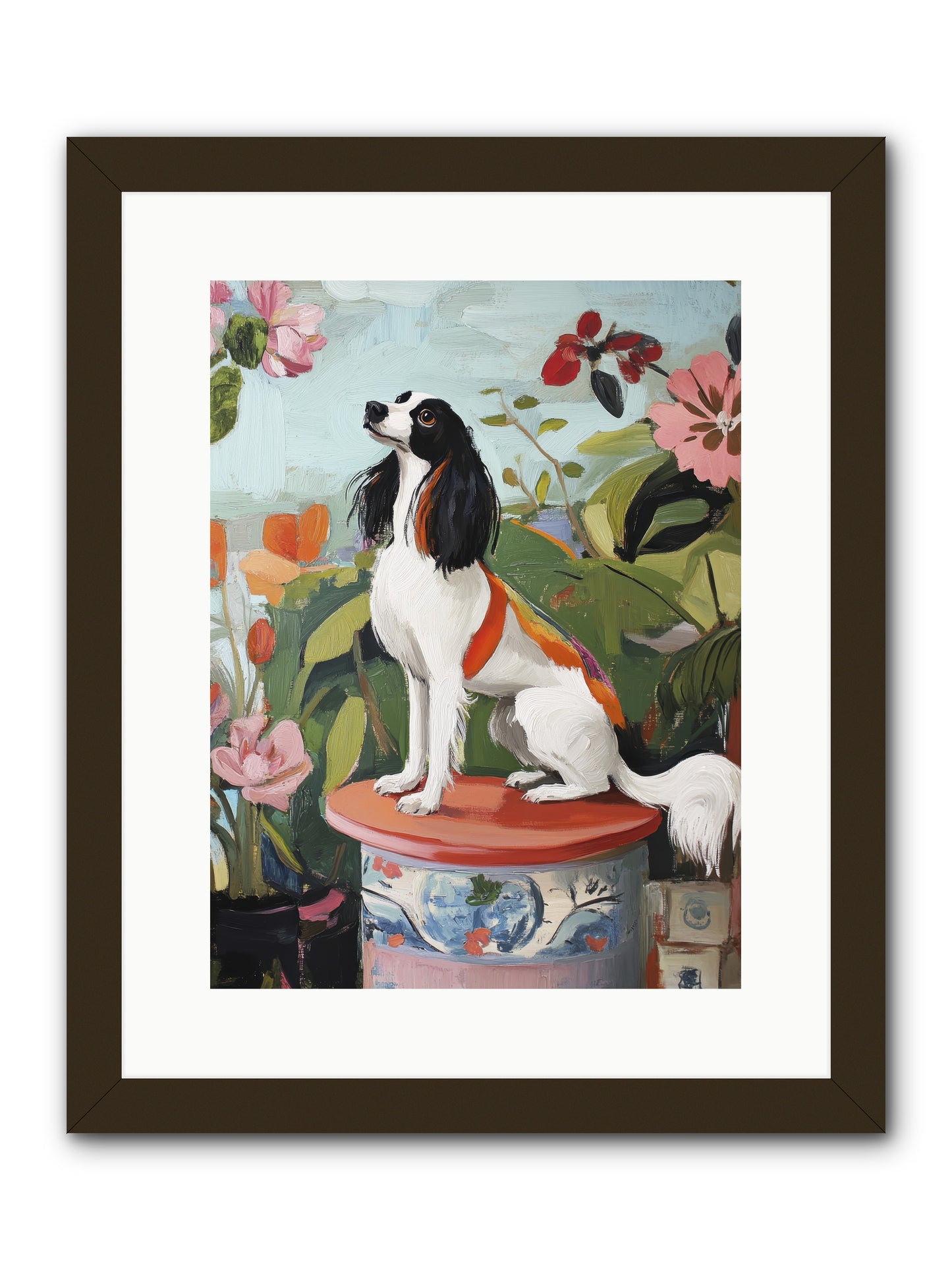 Angel in Disguise -- Framed Print - Black 12x16