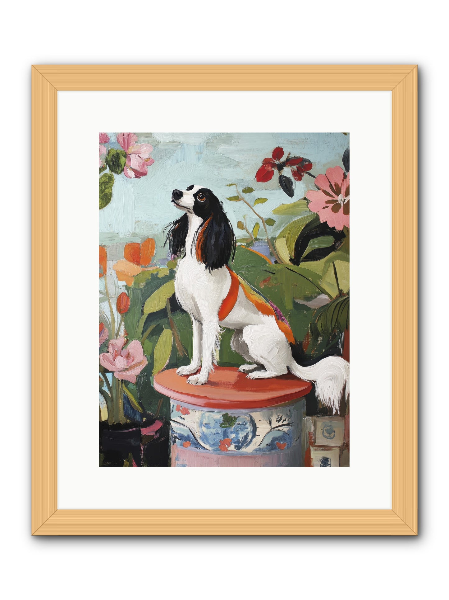 Angel in Disguise -- Framed Print - Natural 12x16