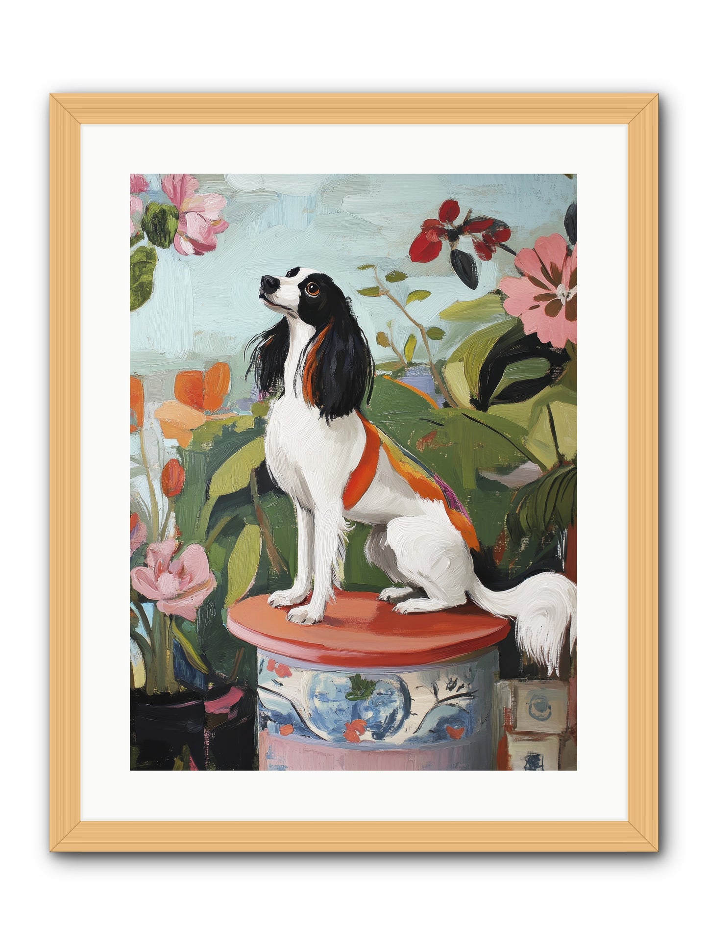 Angel in Disguise -- Framed Print - Natural 18x24